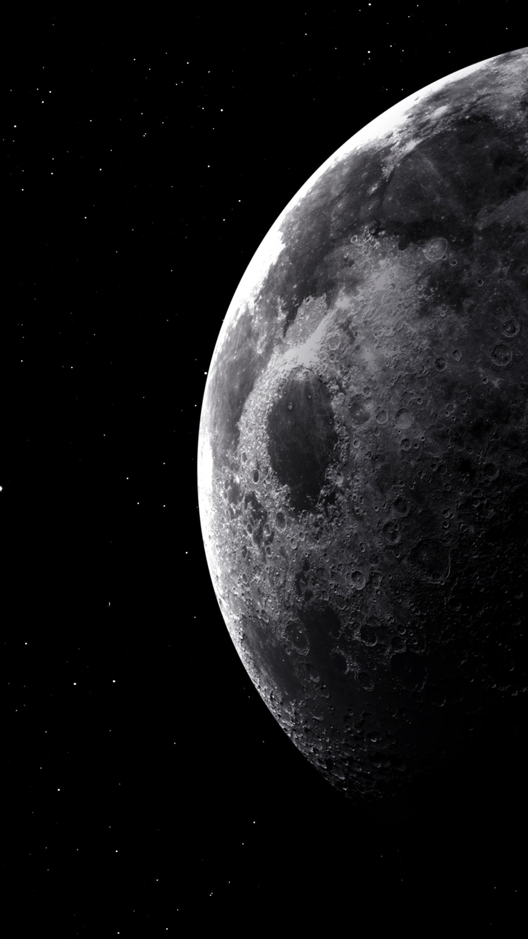 Скачати мобільні шпалери Місяць, Земля безкоштовно.