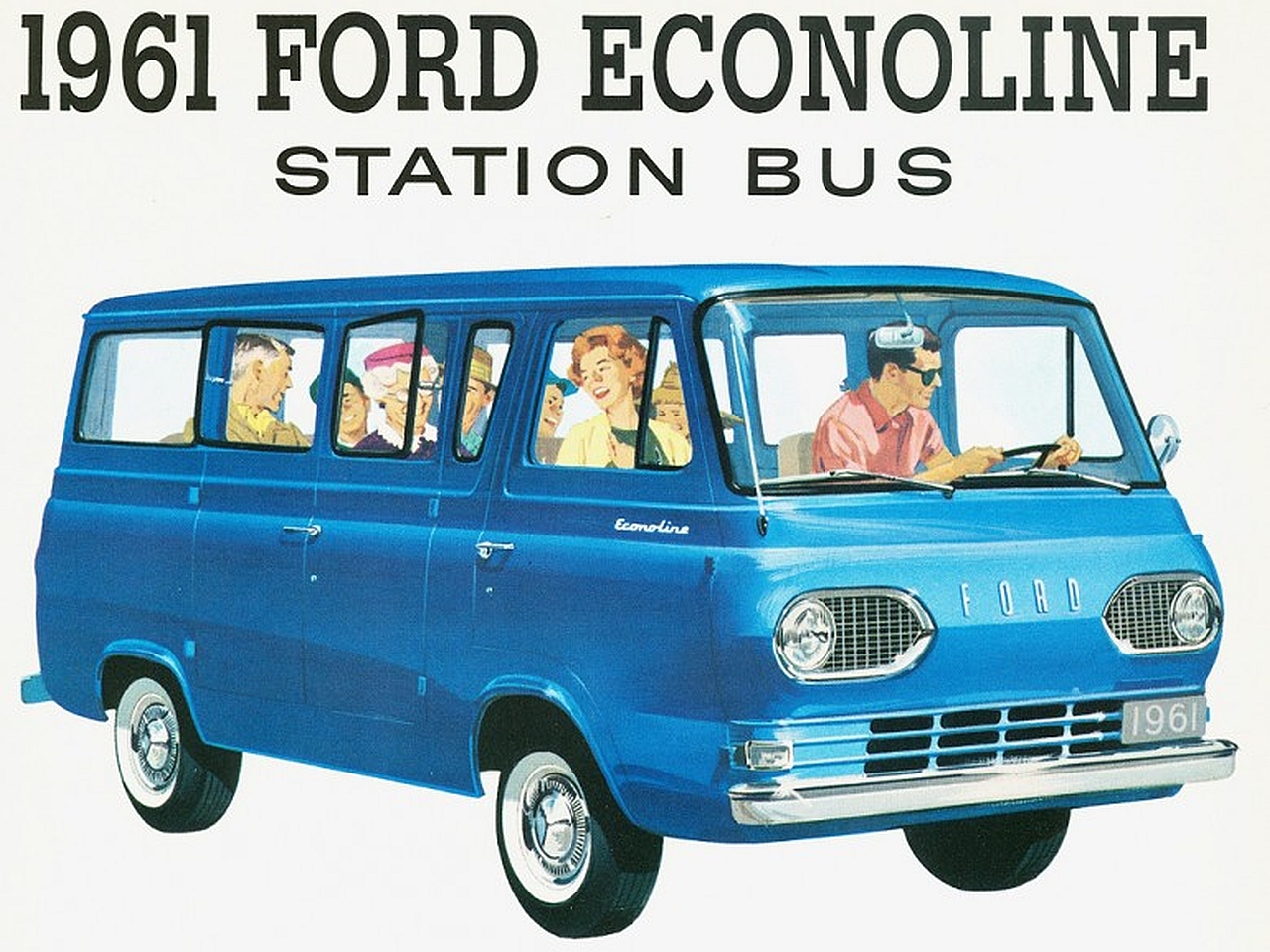 1472935 Заставки і шпалери Ford Econoline 1961 Року на телефон. Завантажити  картинки безкоштовно