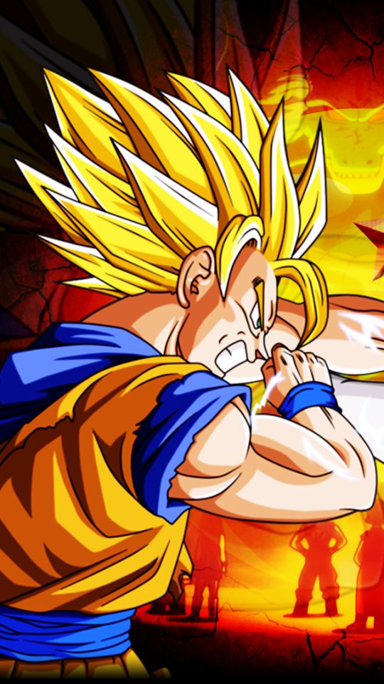 Handy-Wallpaper Dragon Ball, Animes, Son Goku, Super Saiyajin 2, Dragonball Z kostenlos herunterladen.