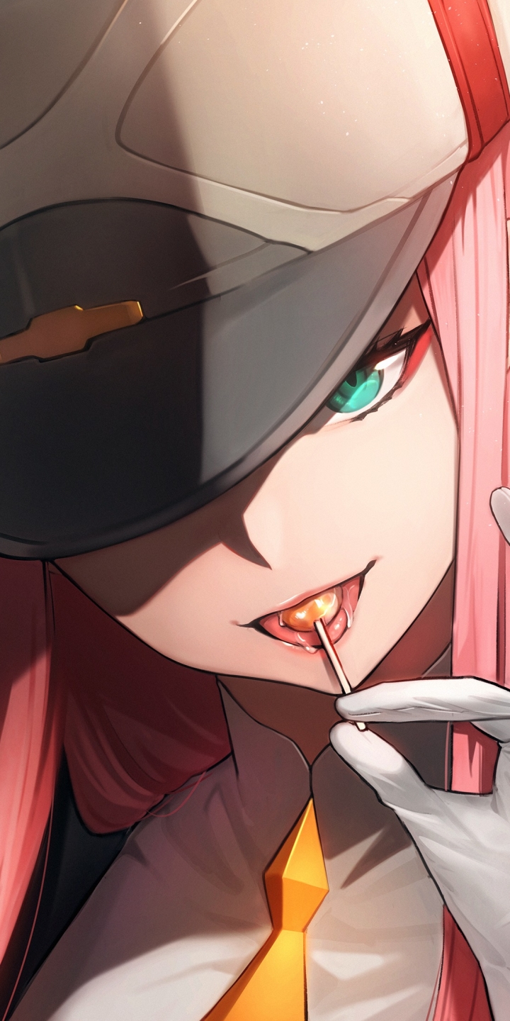 Handy-Wallpaper Animes, Darling In The Franxx, Zero Two (Liebling Im Franxx) kostenlos herunterladen.