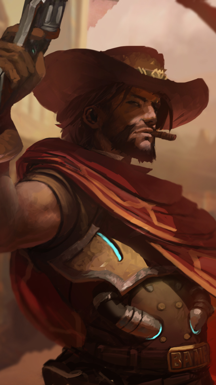 Download mobile wallpaper Overwatch, Video Game, Mccree (Overwatch) for free.