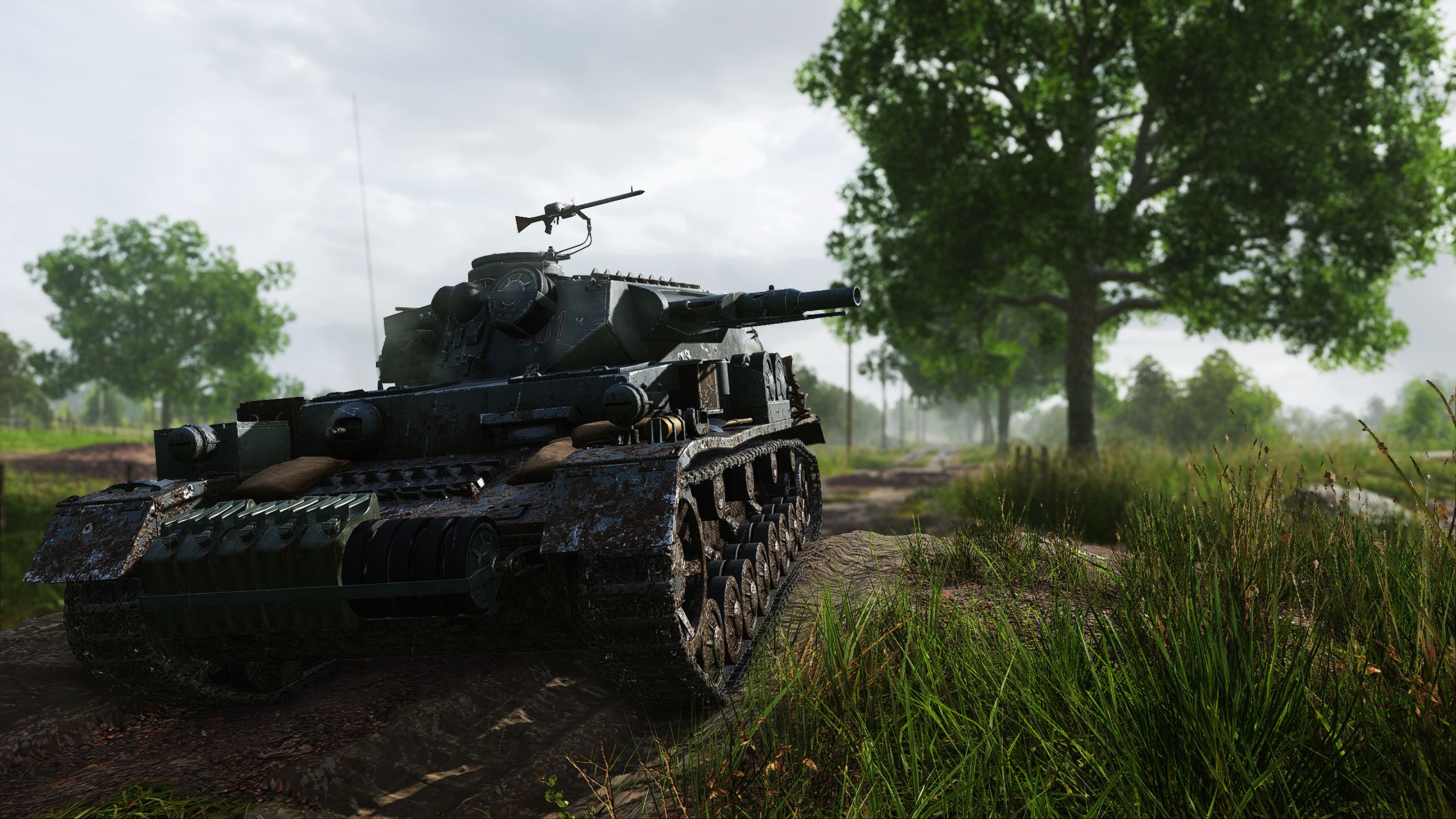 Superbe fond d'écran de tank Battlefield V pour mobiles