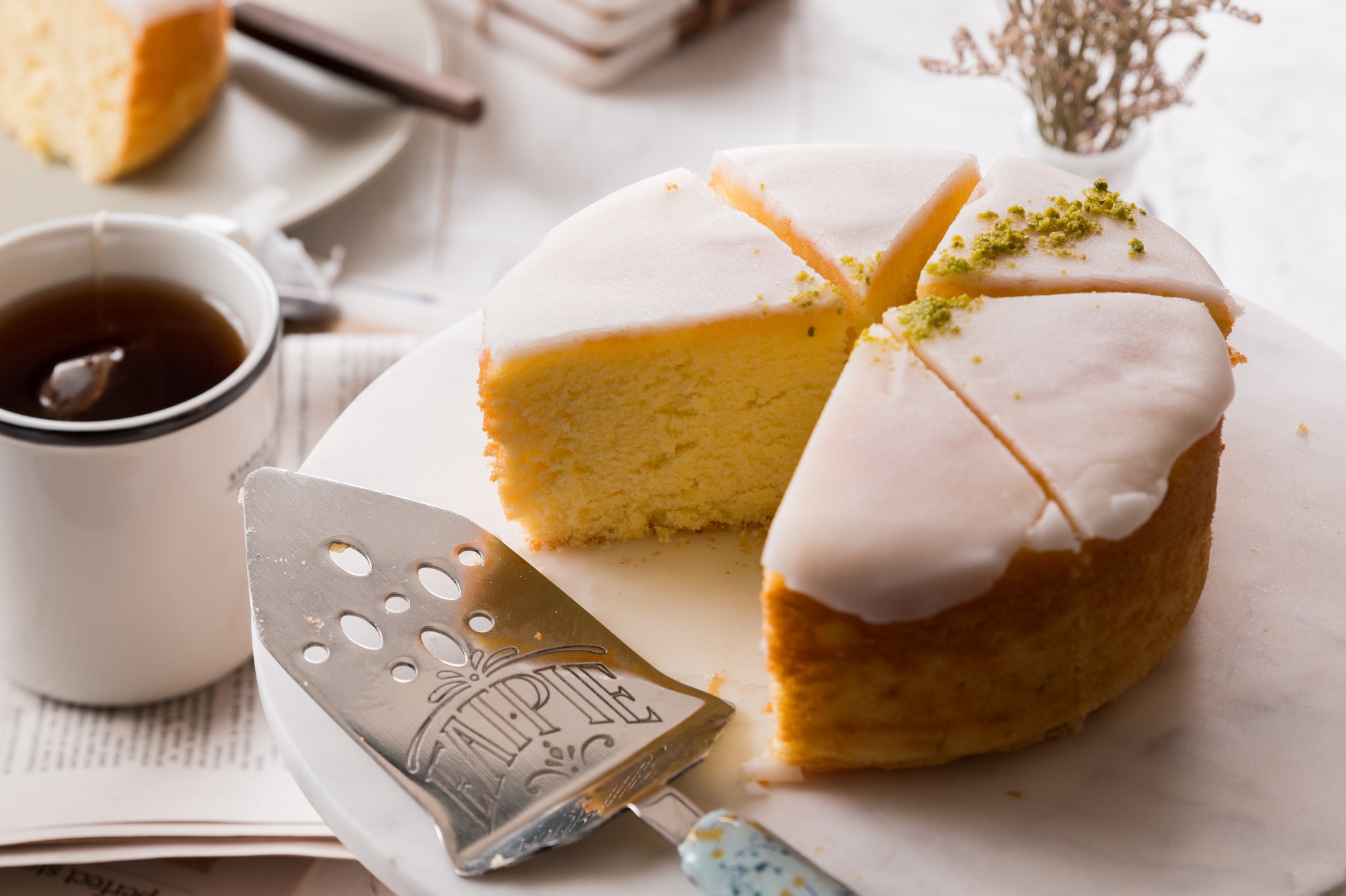 Laden Sie das Gebäck, Kuchen, Tee, Nahrungsmittel-Bild kostenlos auf Ihren PC-Desktop herunter