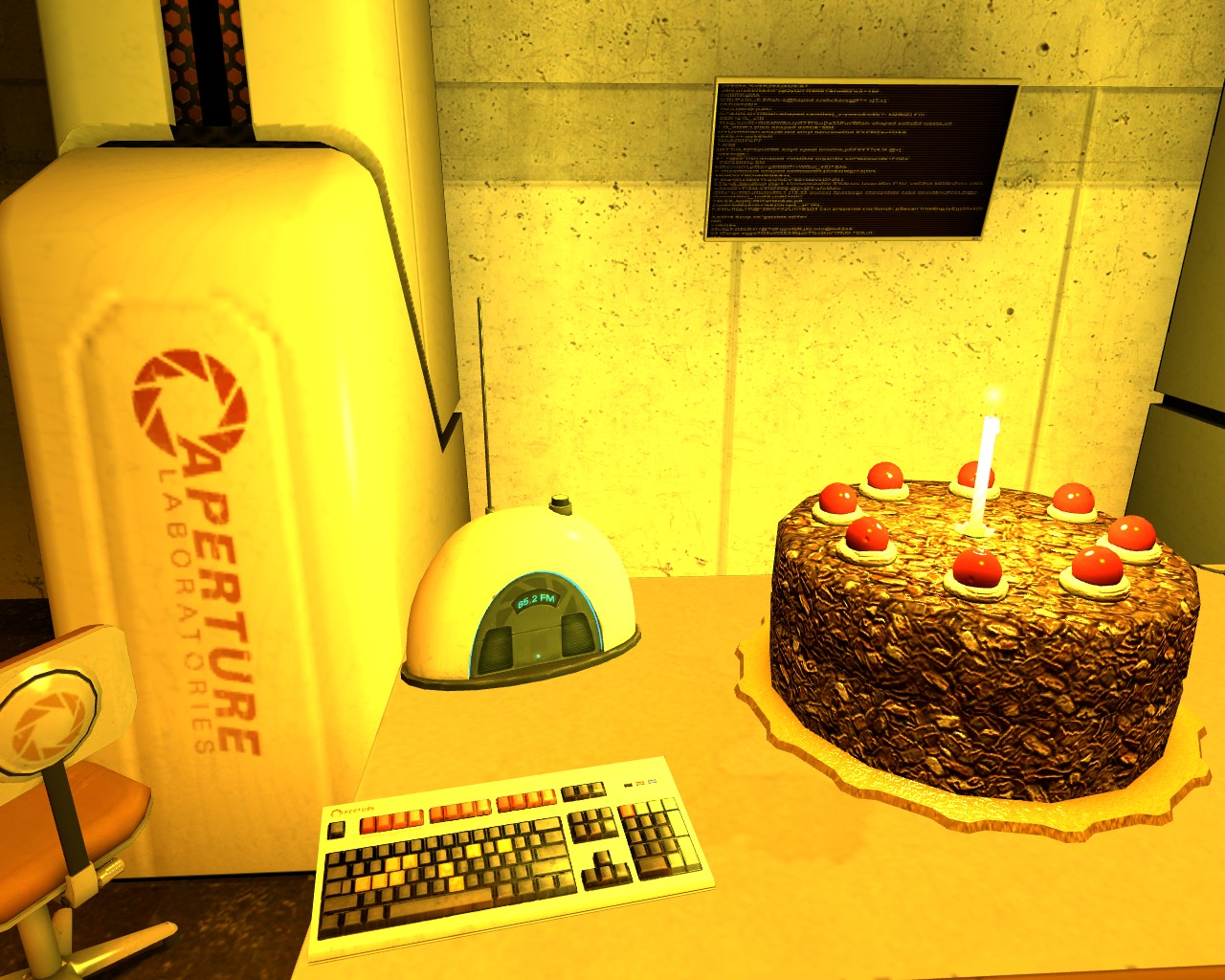 video game, cake, portal (video game), portal