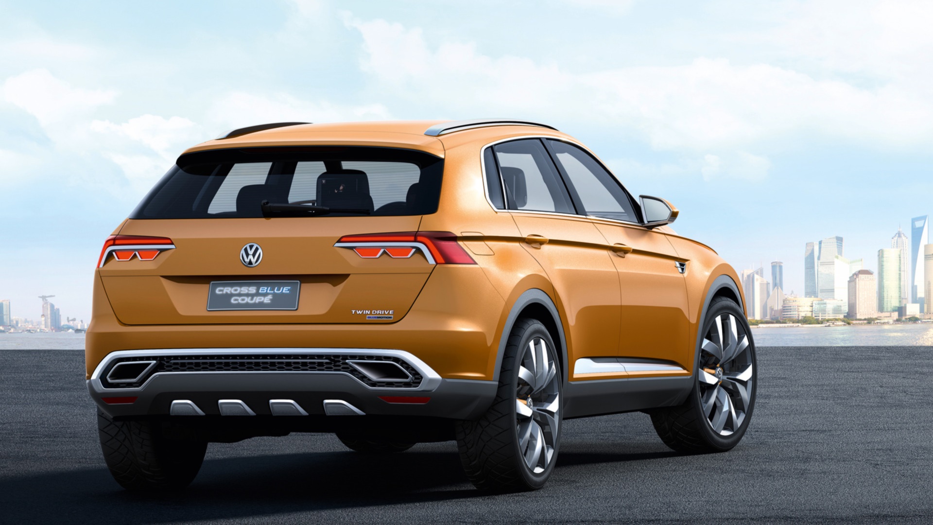 Télécharger des fonds d'écran Volkswagen Crossbleu HD