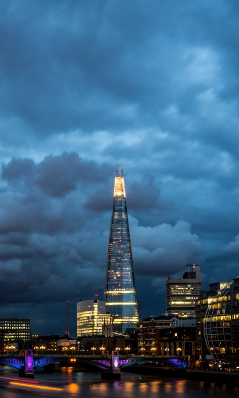 Descarga gratuita de fondo de pantalla para móvil de Ciudades, Noche, Londres, Hecho Por El Hombre.