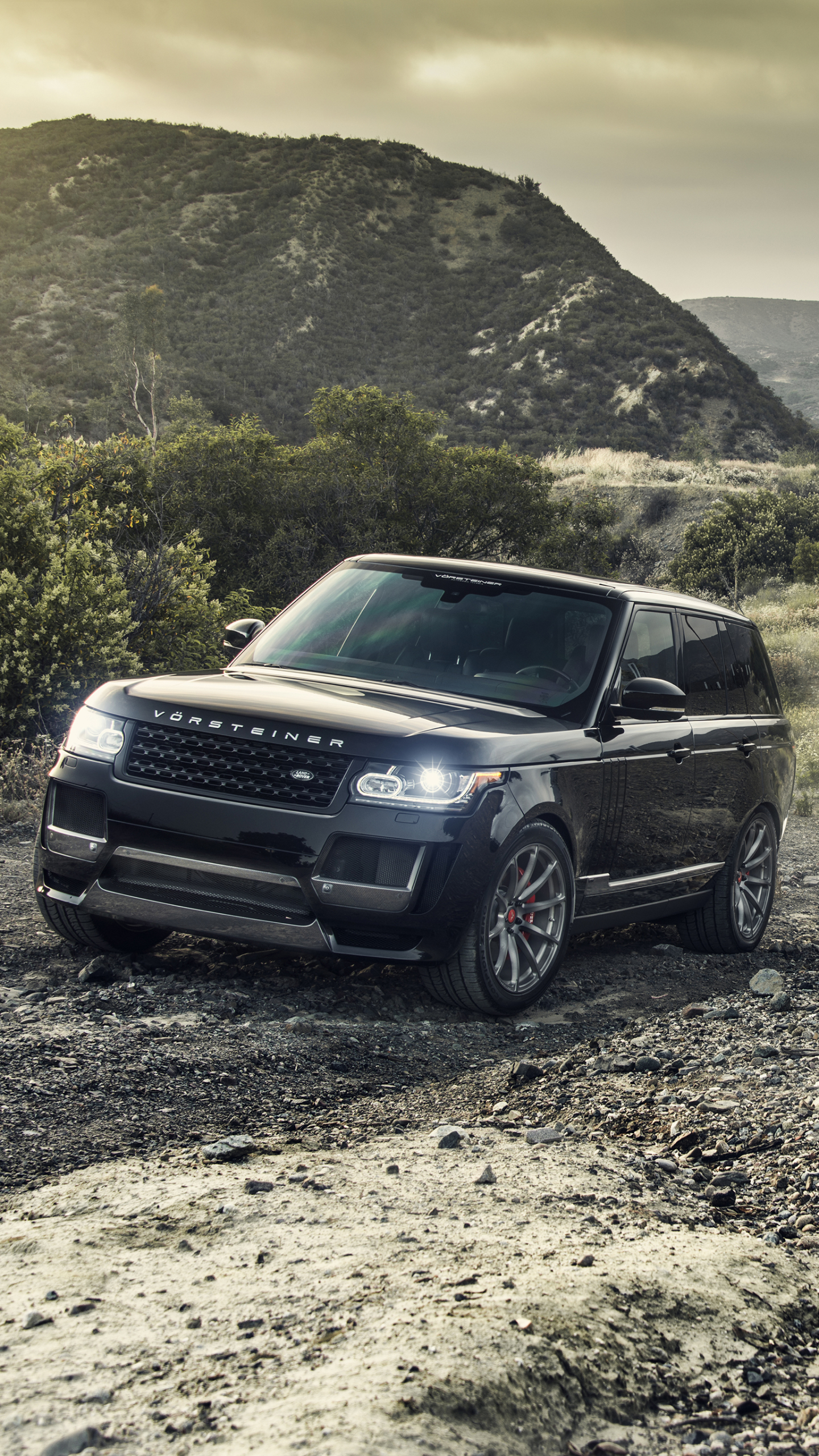 Download mobile wallpaper Range Rover, Land Rover, Car, Suv, Vehicle, Vehicles, Black Car for free.