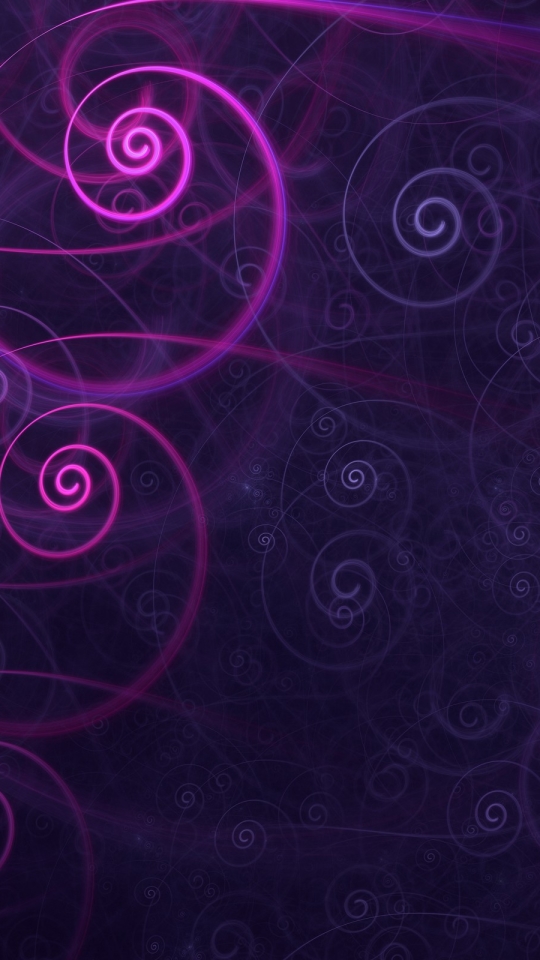 無料モバイル壁紙概要, 紫の, 螺旋をダウンロードします。