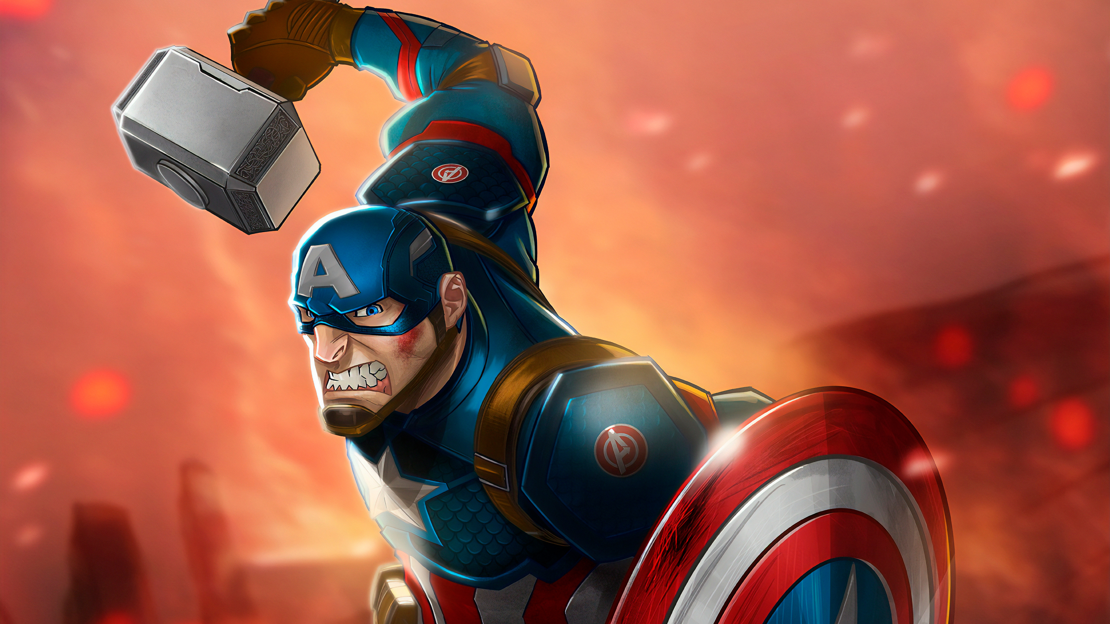 Download mobile wallpaper Captain America, Comics, Aptain America for free.