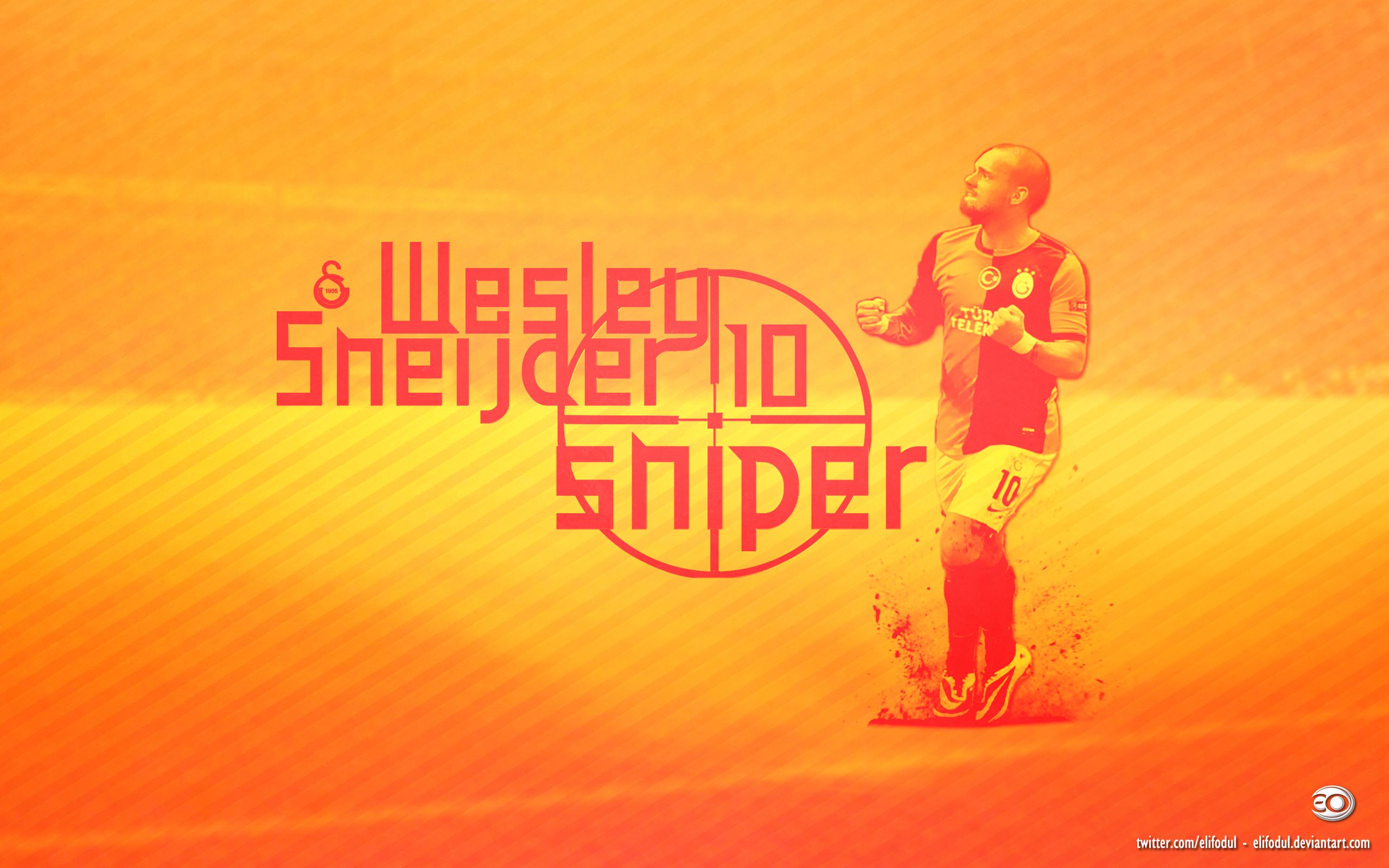 Téléchargez gratuitement l'image Des Sports, Football, Galatasaray Sk, Wesley Sneijder sur le bureau de votre PC