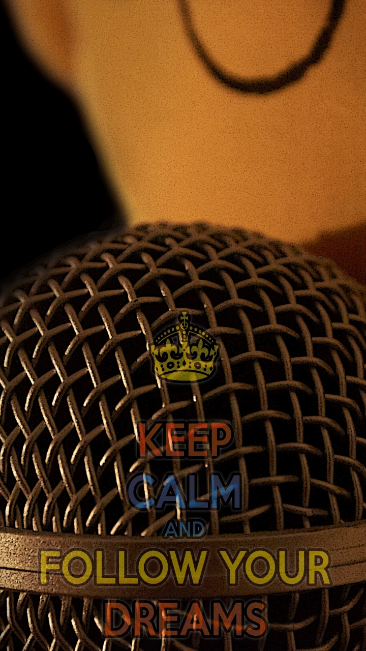 Download mobile wallpaper Music, Keep, Microphone, Tv Show, Motivational, The Simpsons for free.