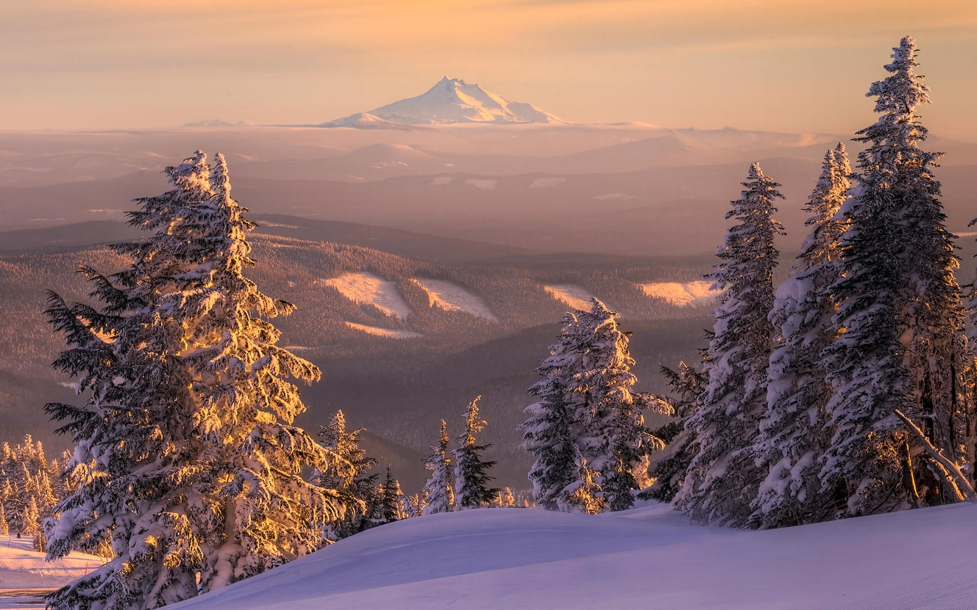 Free download wallpaper Nature, Snow, Landscape, Mountains on your PC desktop