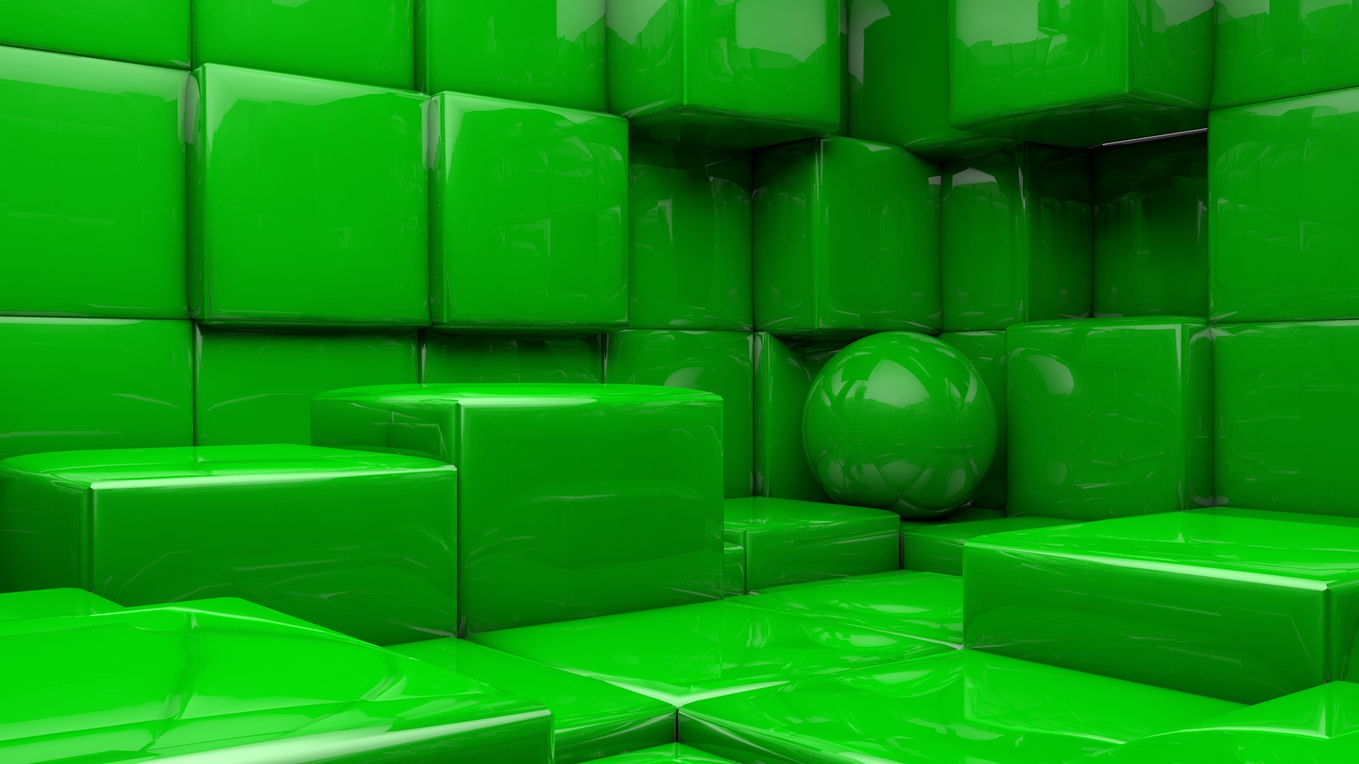 Download mobile wallpaper Abstract, 3D, Ball, Cube, Cgi for free.