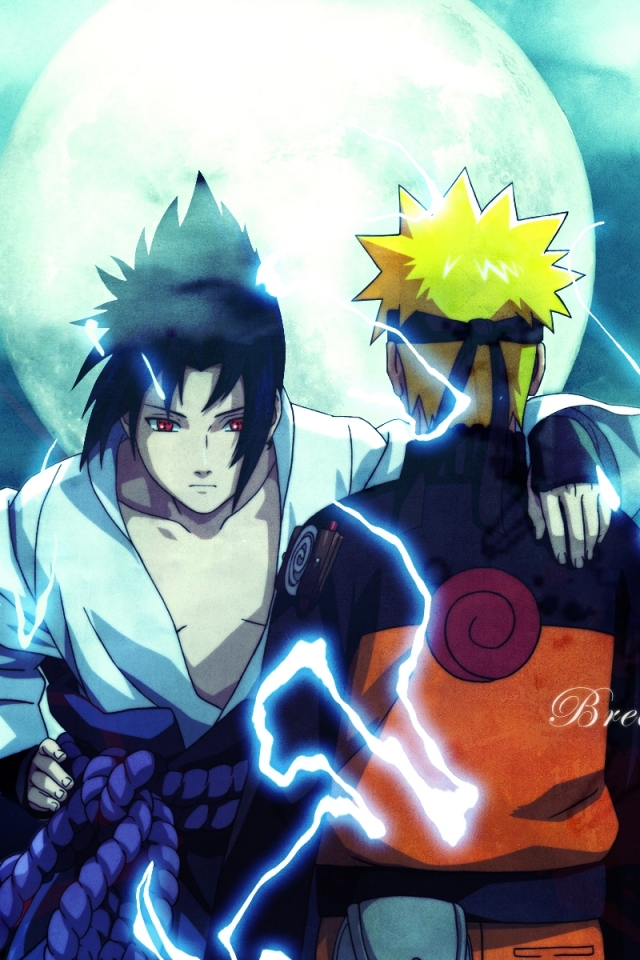 Handy-Wallpaper Naruto, Animes, Sasuke Uchiha, Naruto Uzumaki kostenlos herunterladen.