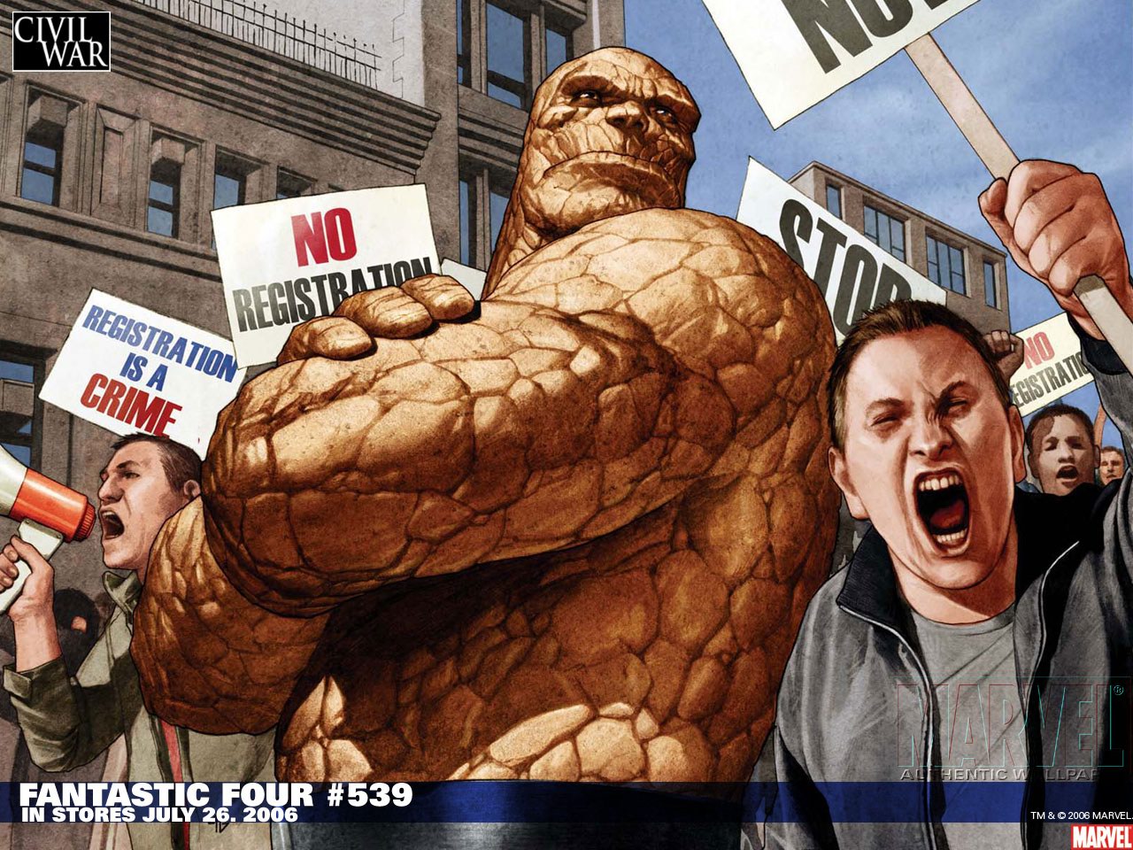 Baixar papel de parede para celular de História Em Quadrinhos, Coisa (Marvel Comics), Quarteto Fantástico, Ben Grimm gratuito.