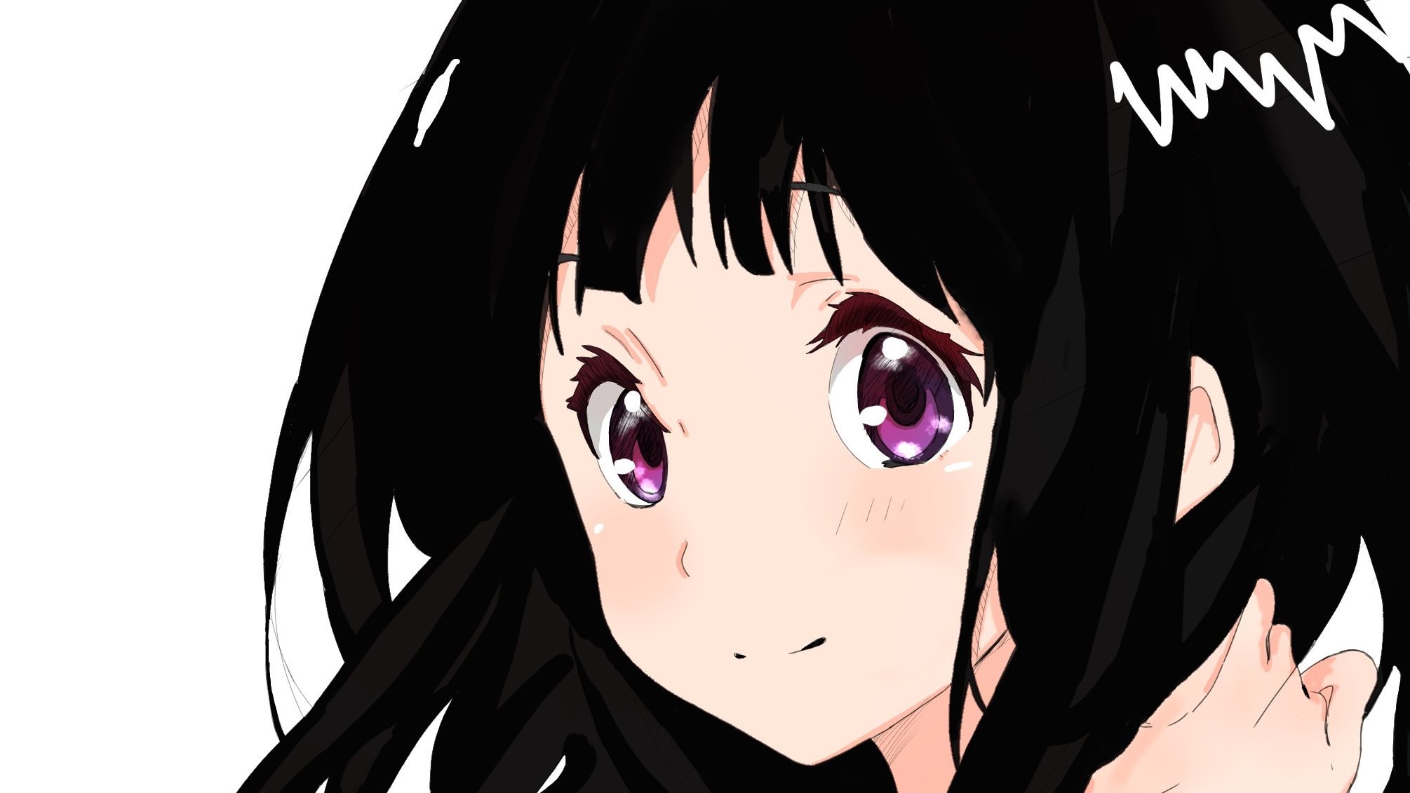 Handy-Wallpaper Animes, Eru Chitanda, Hyouka kostenlos herunterladen.