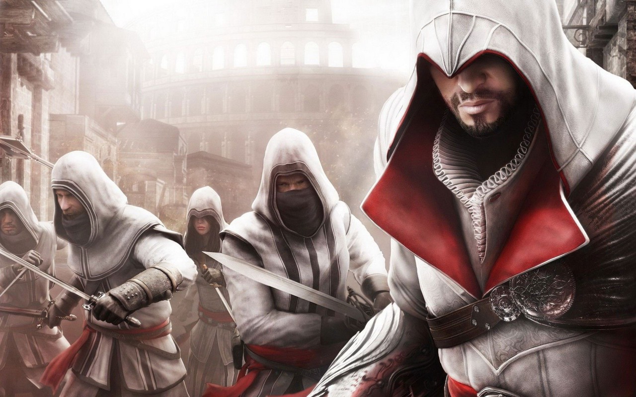 1482382 Hintergrundbilder und Assassin's Creed Brotherhood Bilder auf dem Desktop. Laden Sie  Bildschirmschoner kostenlos auf den PC herunter