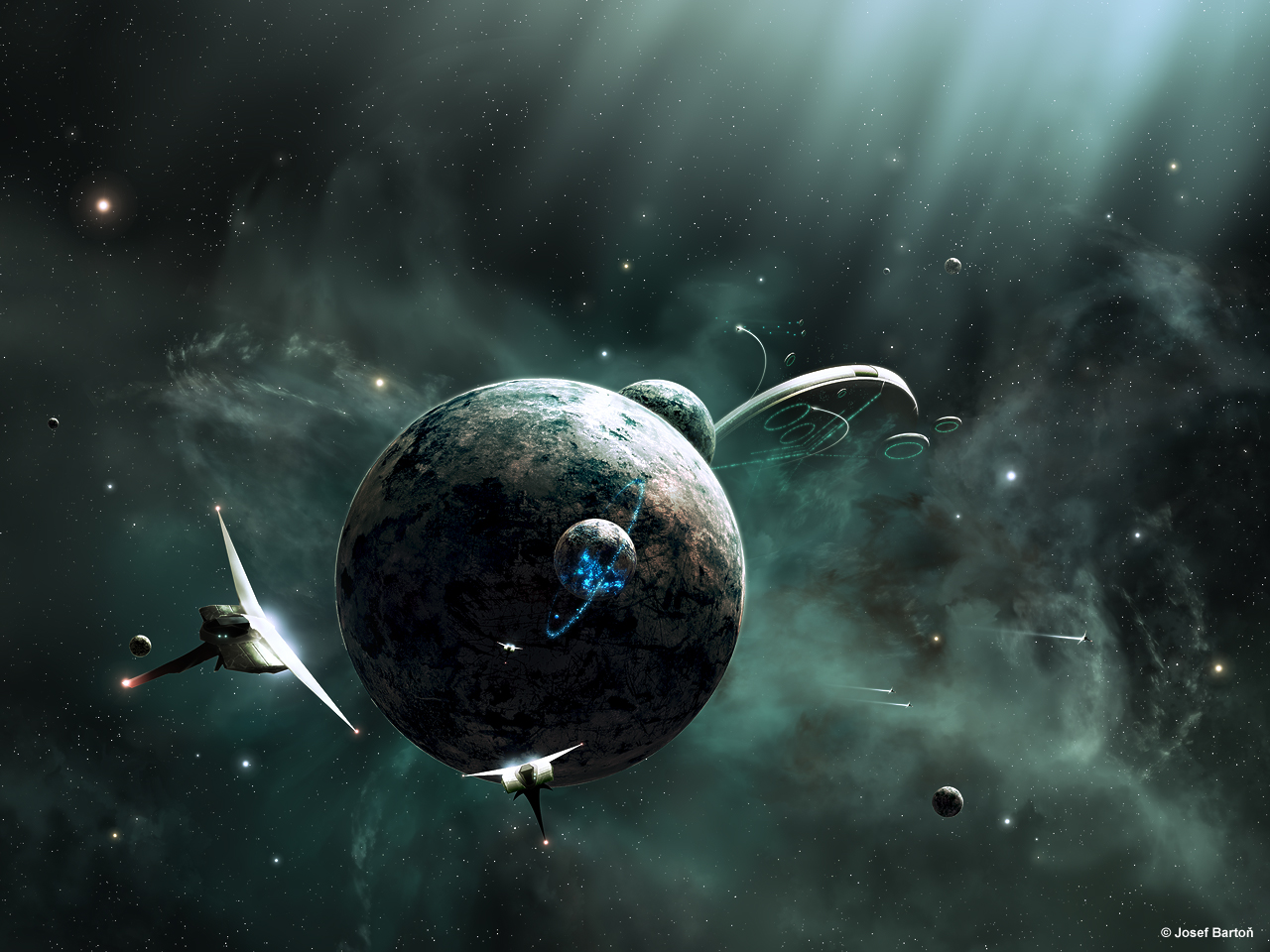 Free download wallpaper Planet, Sci Fi on your PC desktop