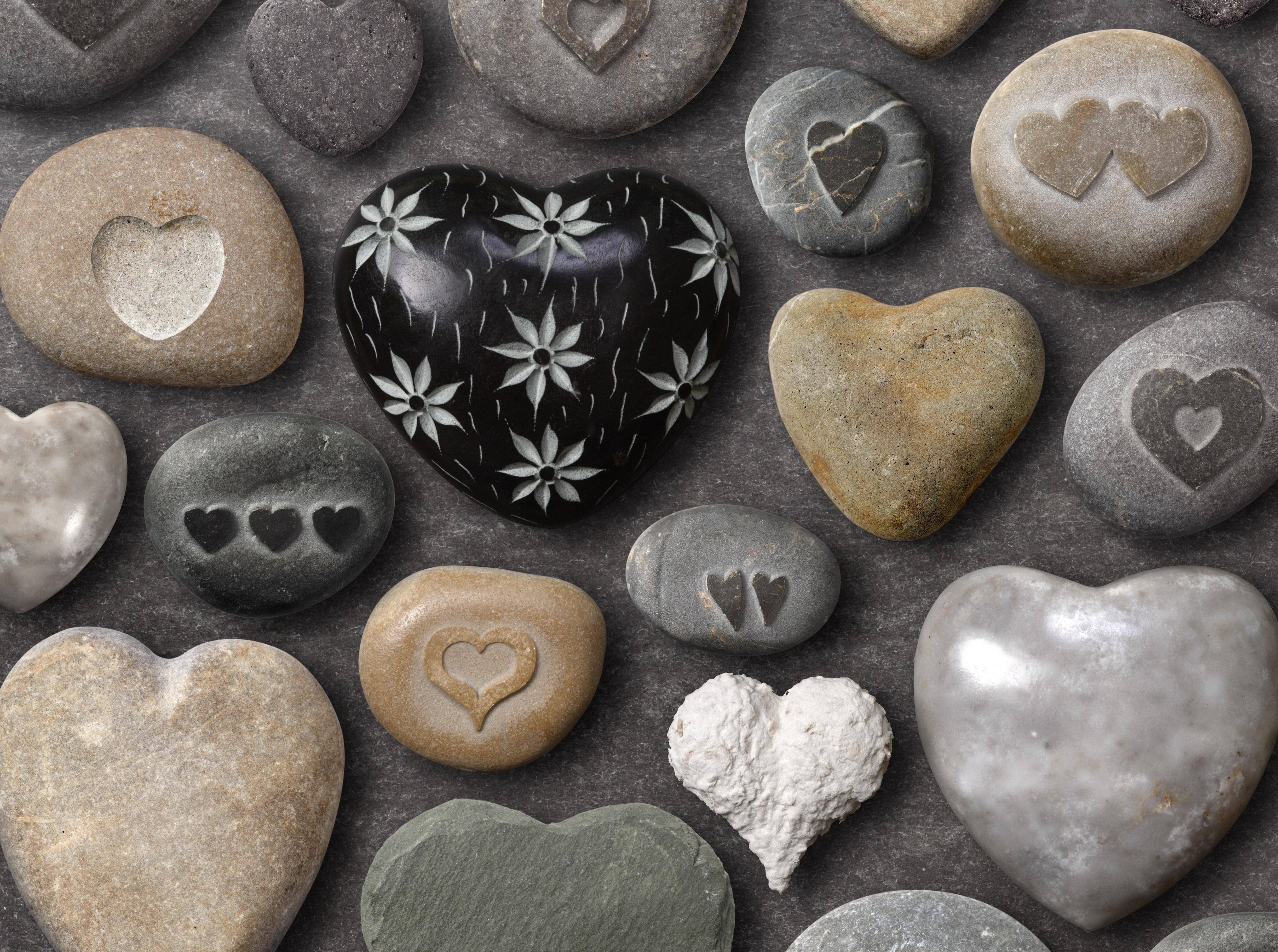 love, hearts, stones, attributes, crafts