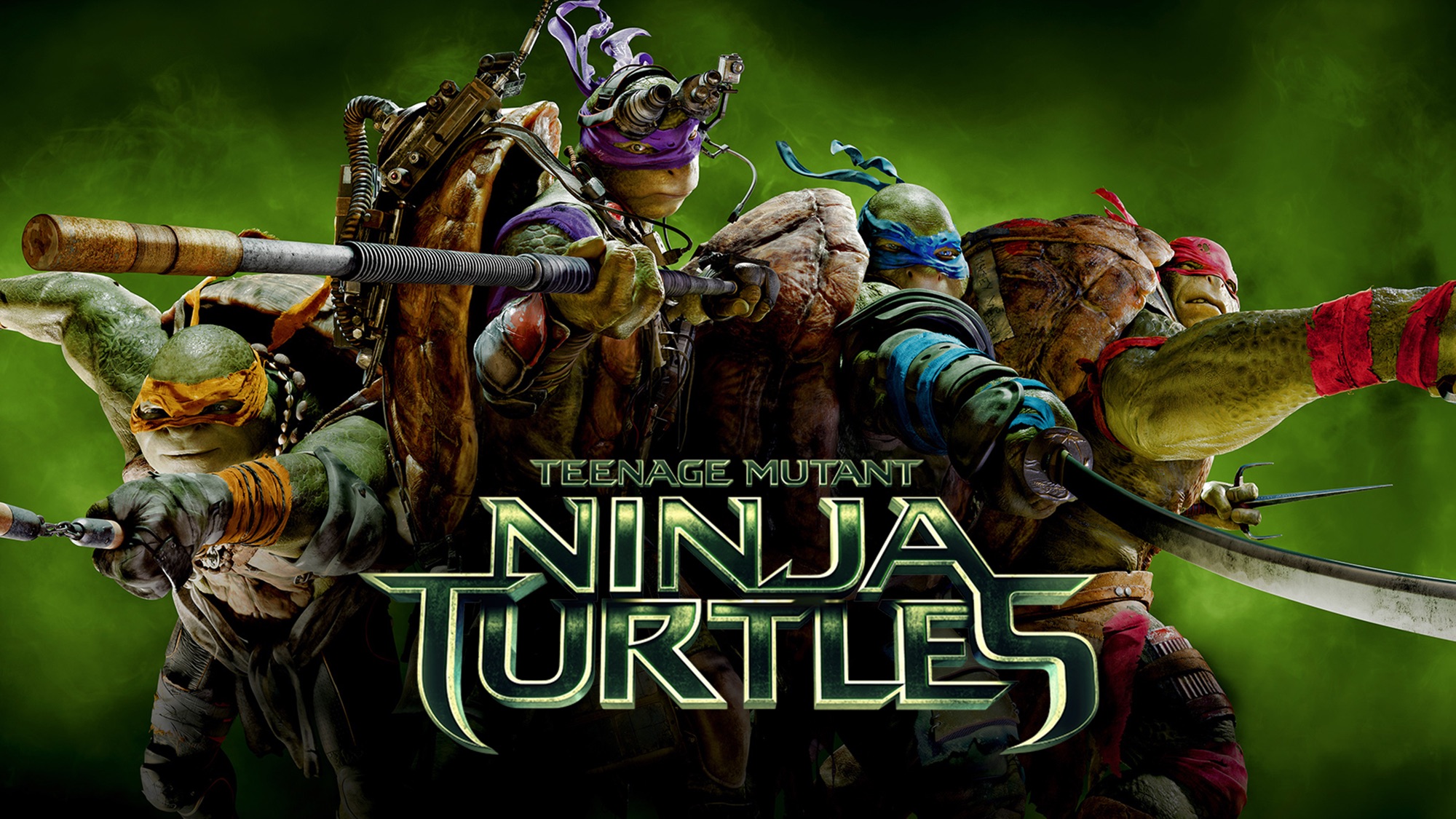 Laden Sie das Teenage Mutant Ninja Turtles, Filme, Donatello (Tmnt), Raffael (Tmnt), Michelangelo (Tmnt), Leonardo (Tmnt), Teenage Mutant Ninja Turtles (2014)-Bild kostenlos auf Ihren PC-Desktop herunter