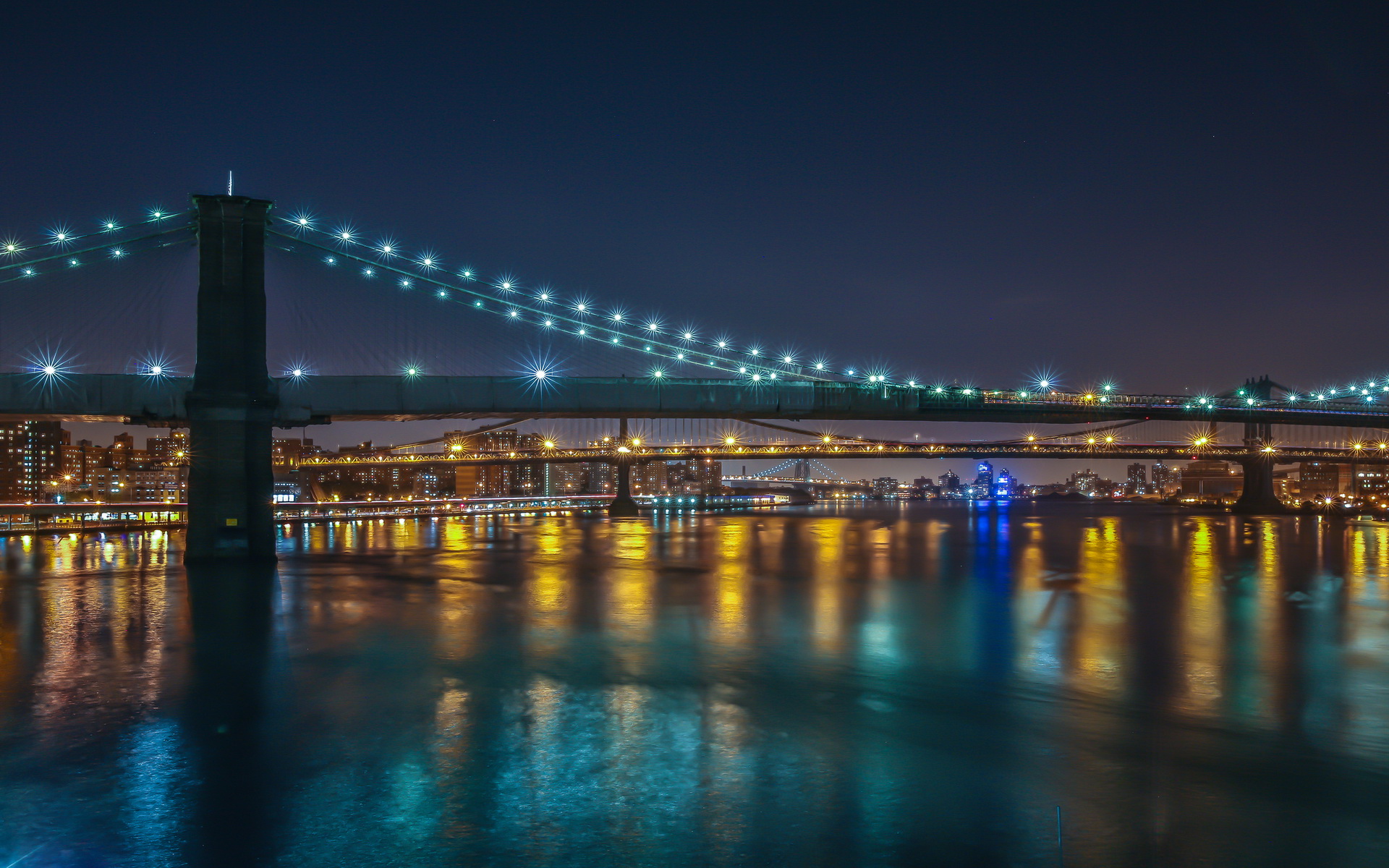 Téléchargez gratuitement l'image Pont De Brooklyn, Des Ponts, Construction Humaine sur le bureau de votre PC