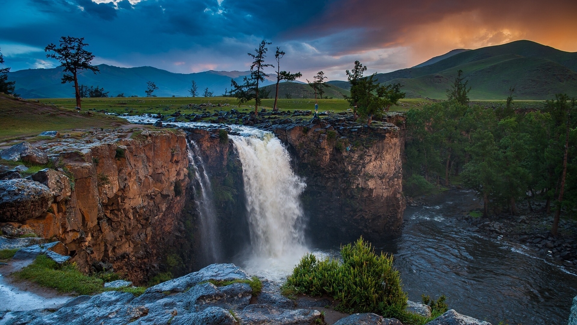 Handy-Wallpaper Wasserfall, Erde/natur kostenlos herunterladen.