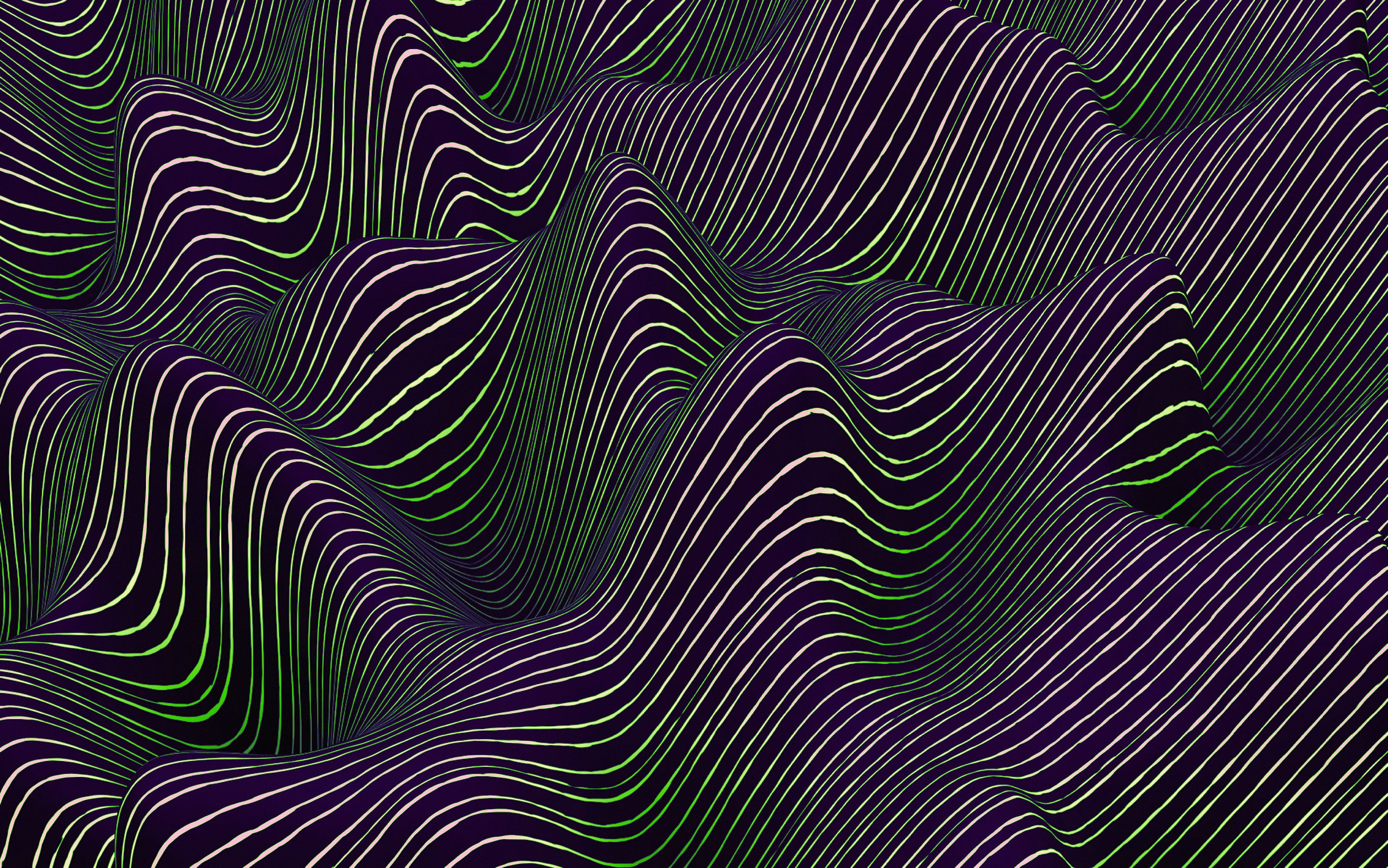 Free download wallpaper Relief, Wavy, Streaks, Stripes, Illusion, Form, 3D on your PC desktop