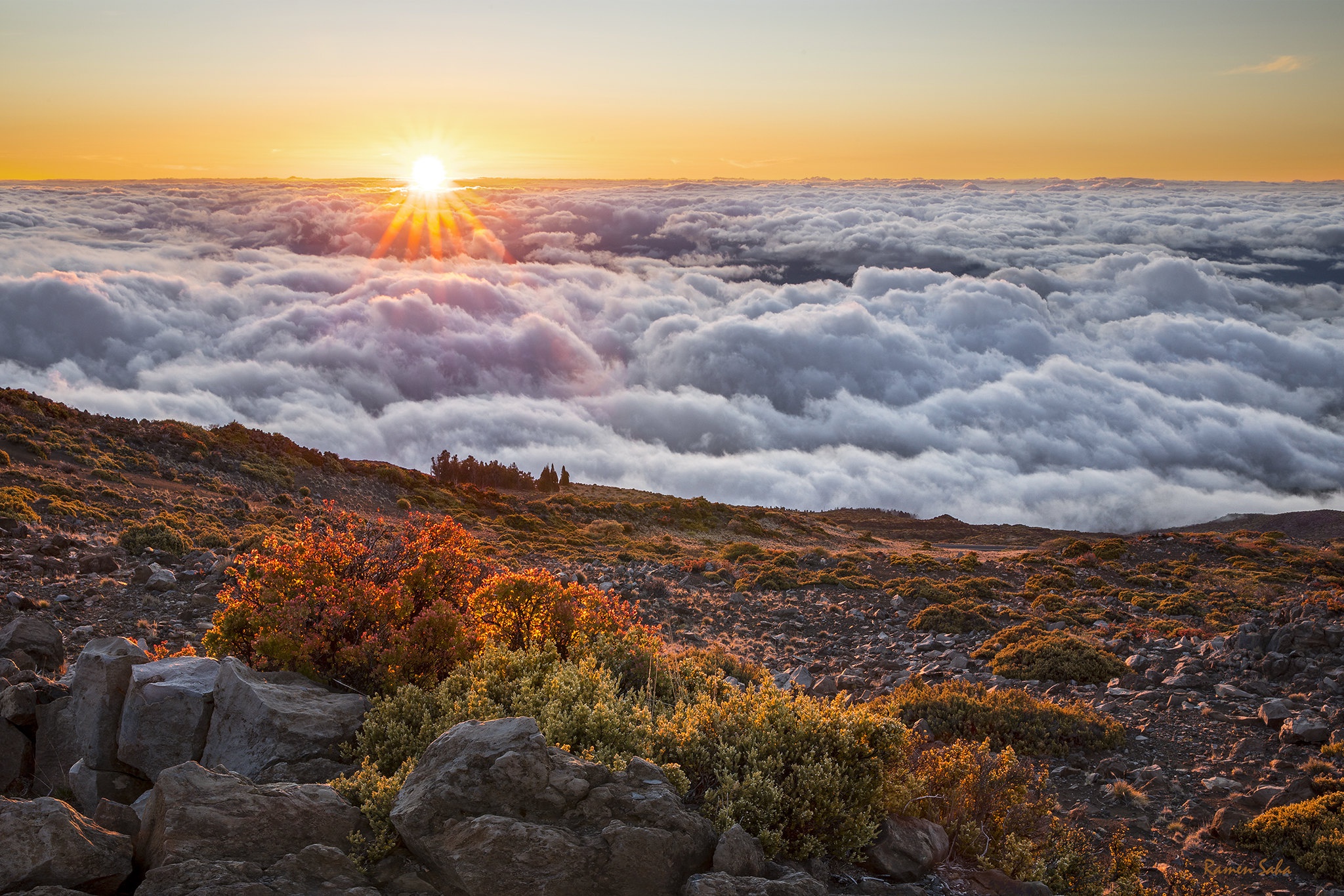 Download mobile wallpaper Nature, Horizon, Sunrise, Earth, Cloud for free.