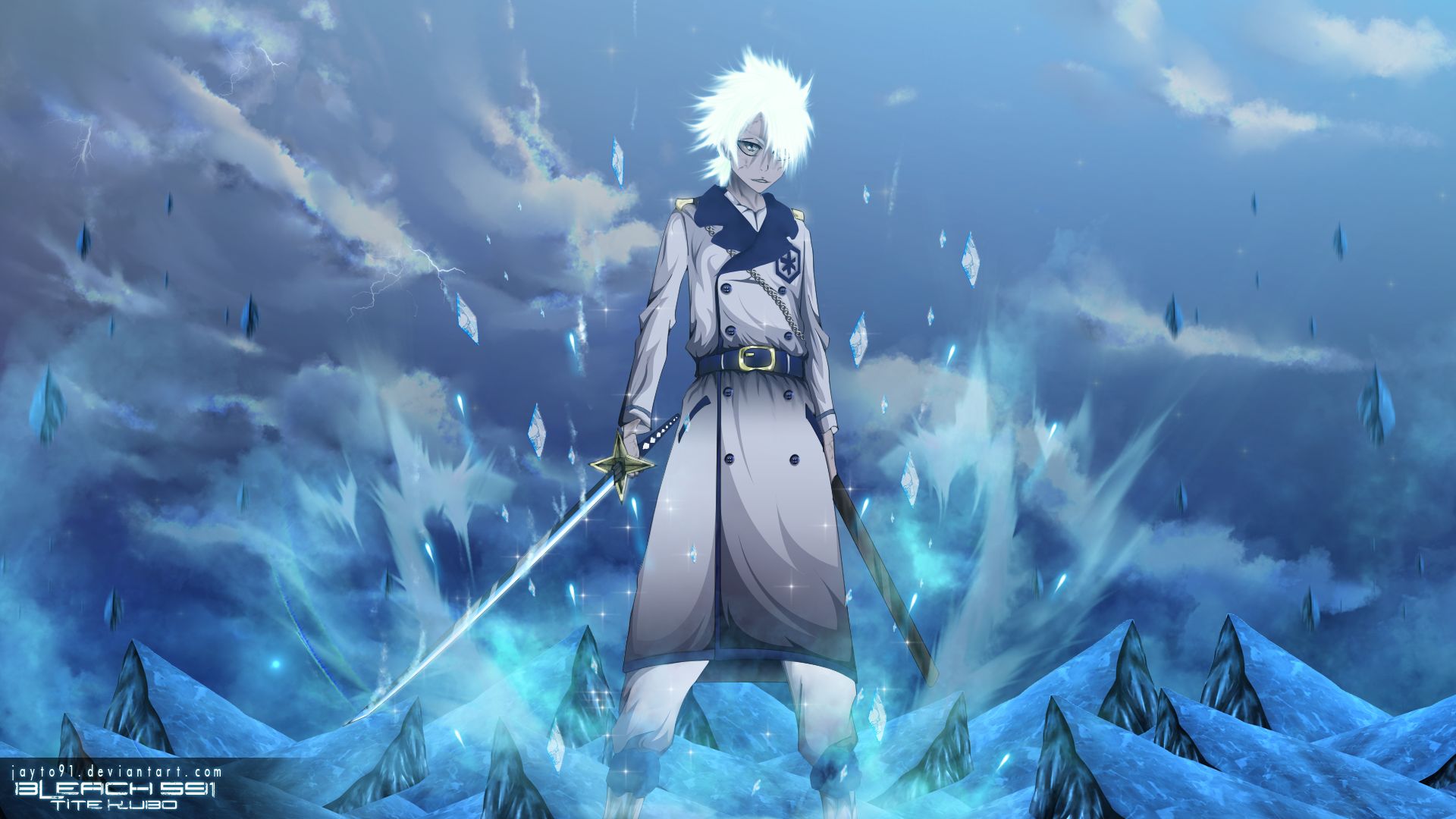 Descarga gratuita de fondo de pantalla para móvil de Animado, Bleach: Burîchi, Toshiro Hitsugaya.