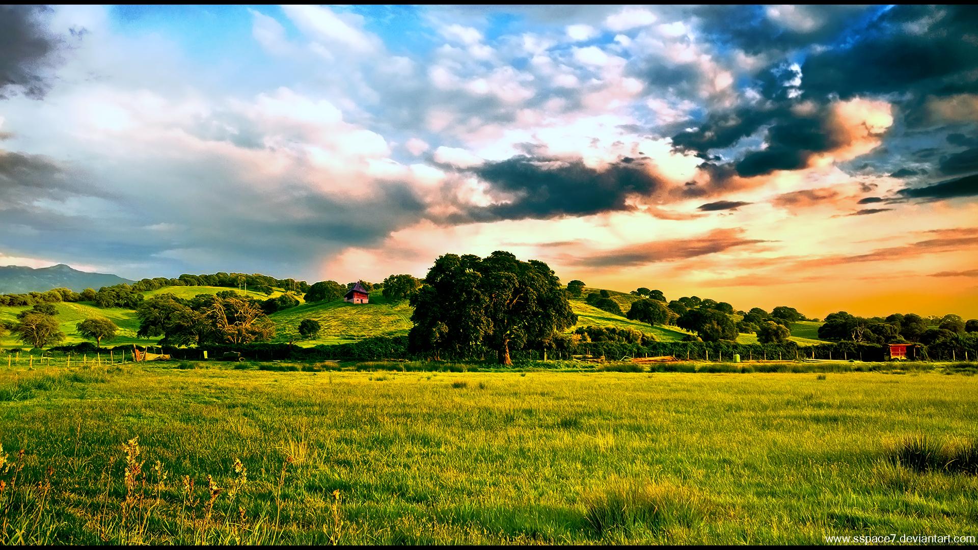 Handy-Wallpaper Landschaft, Künstlerisch kostenlos herunterladen.