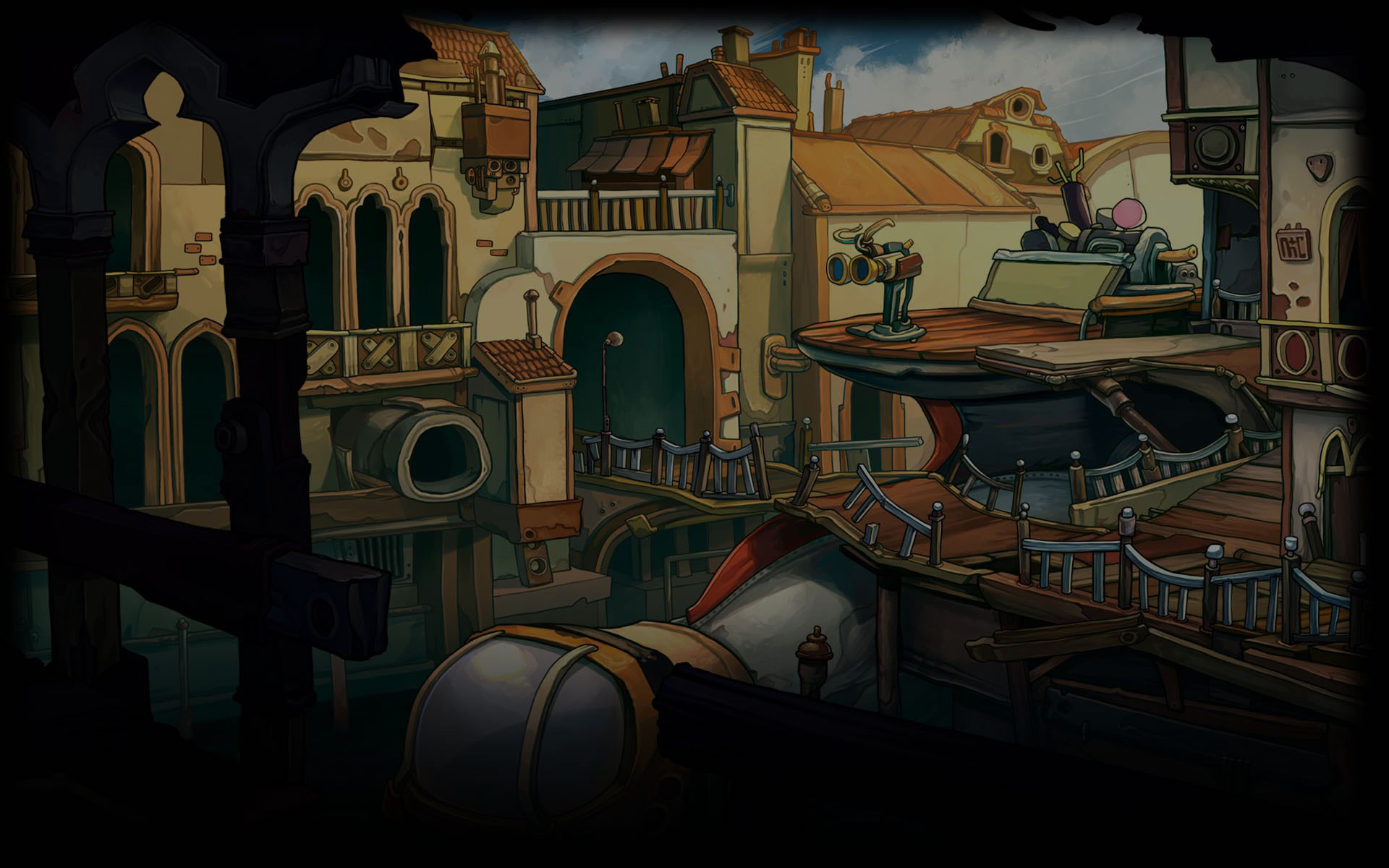 video game, chaos on deponia