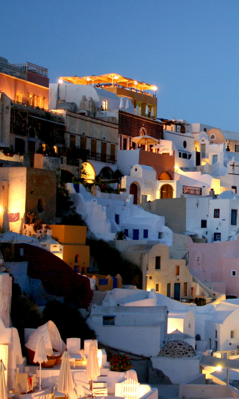 Baixar papel de parede para celular de Cidades, Grécia, Santorini, Feito Pelo Homem gratuito.