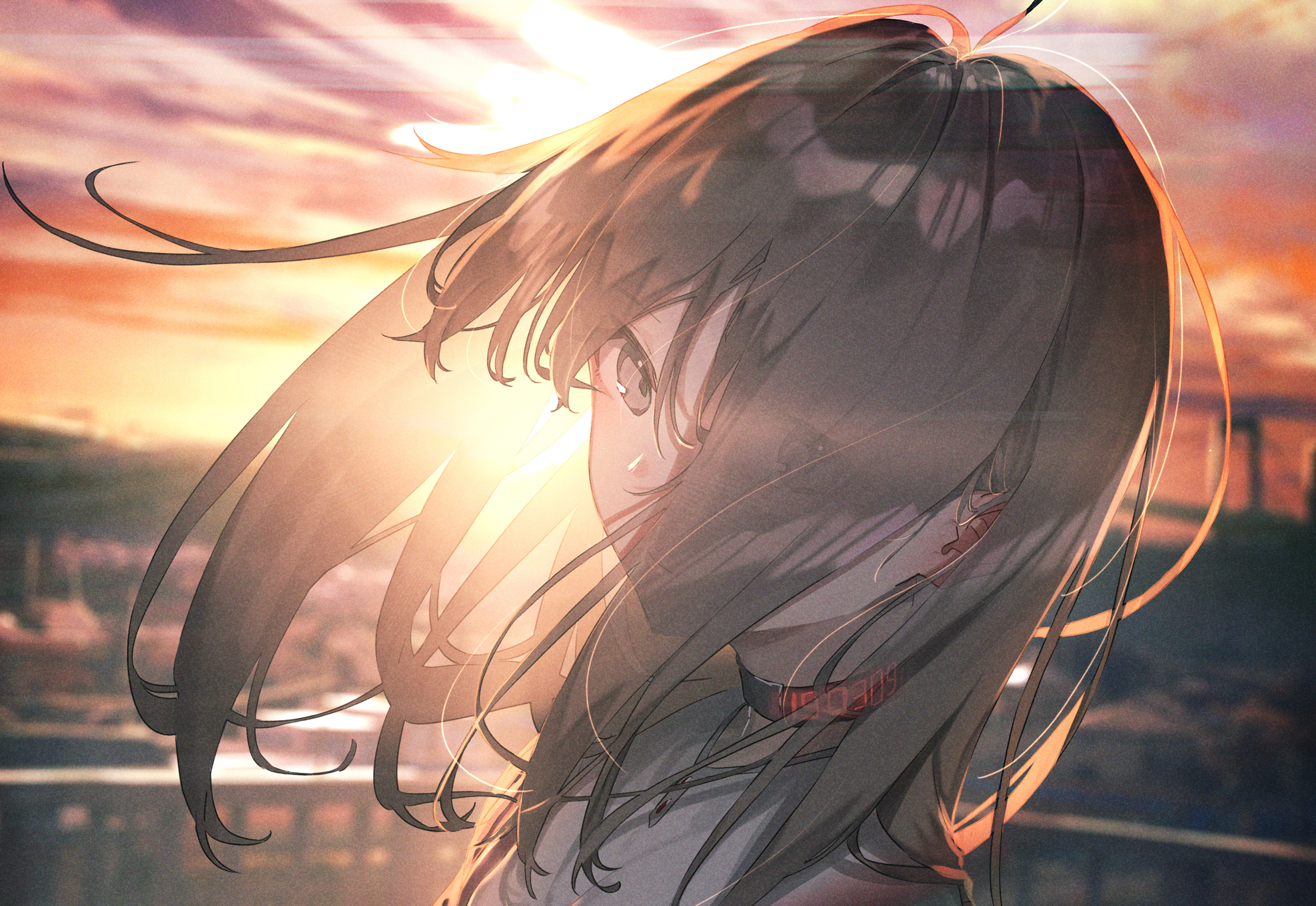 Baixe gratuitamente a imagem Anime, Pôr Do Sol, Original na área de trabalho do seu PC
