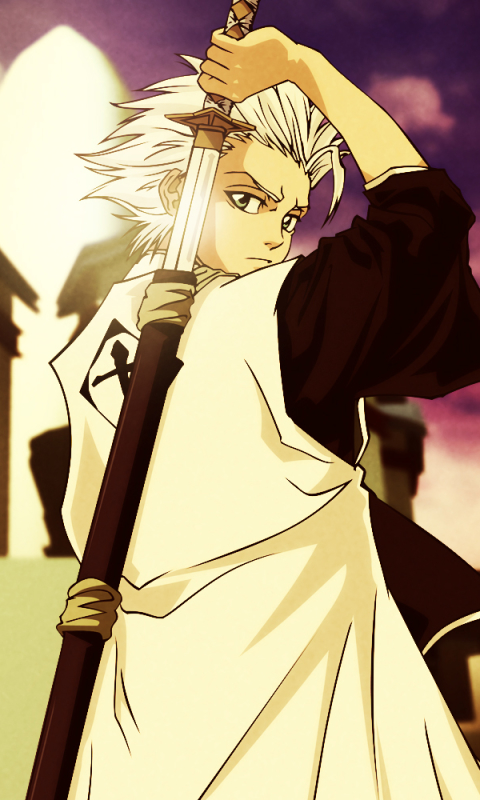 Handy-Wallpaper Bleach, Animes, Tōshirō Hitsugaya kostenlos herunterladen.