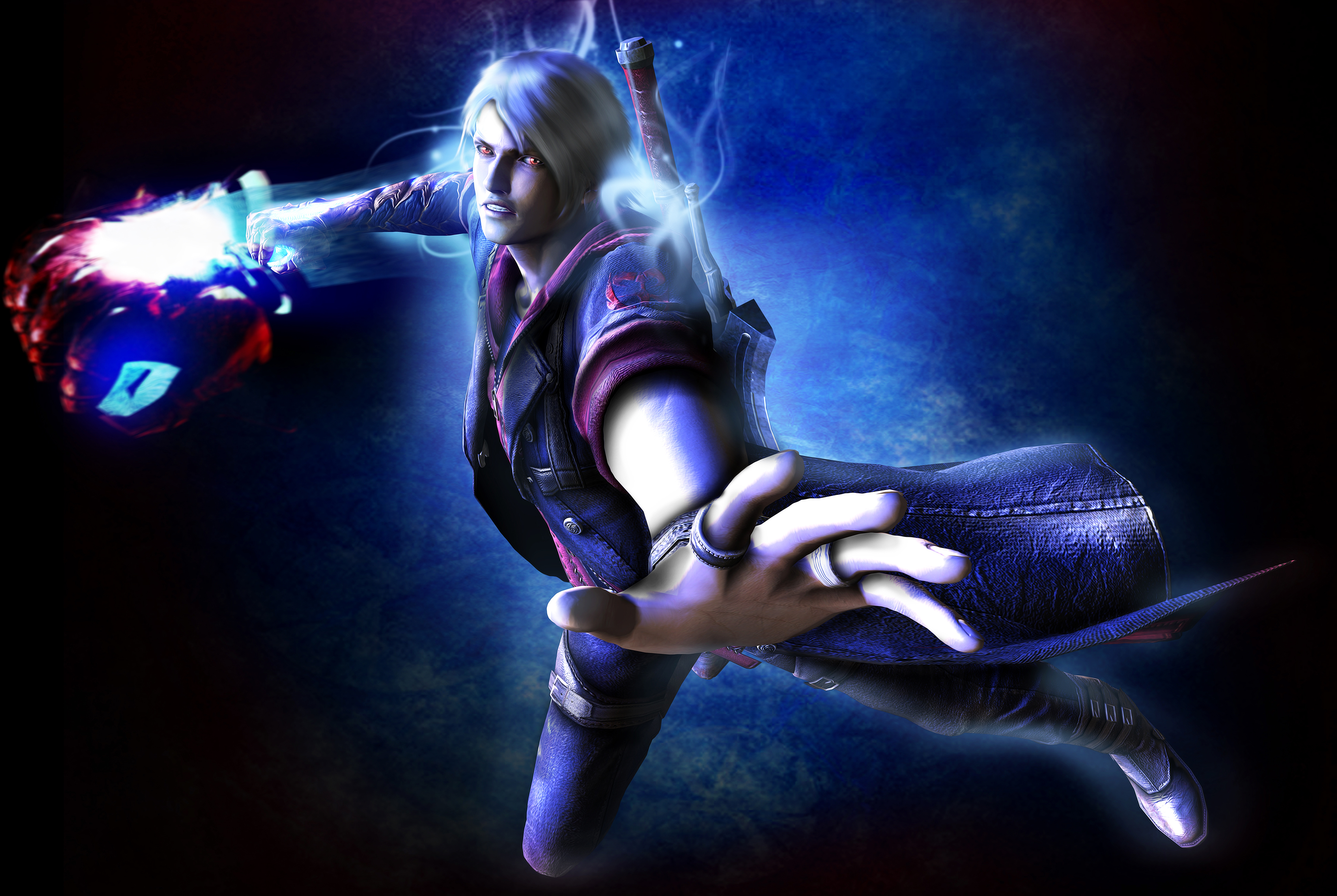 video game, devil may cry 4, nero (devil may cry), devil may cry