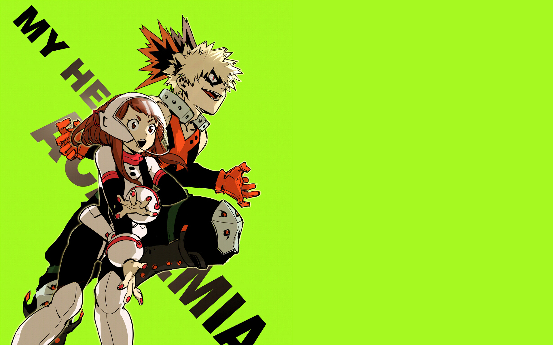 Descarga gratuita de fondo de pantalla para móvil de Animado, Katsuki Bakugou, My Hero Academia, Ochaco Uraraka.