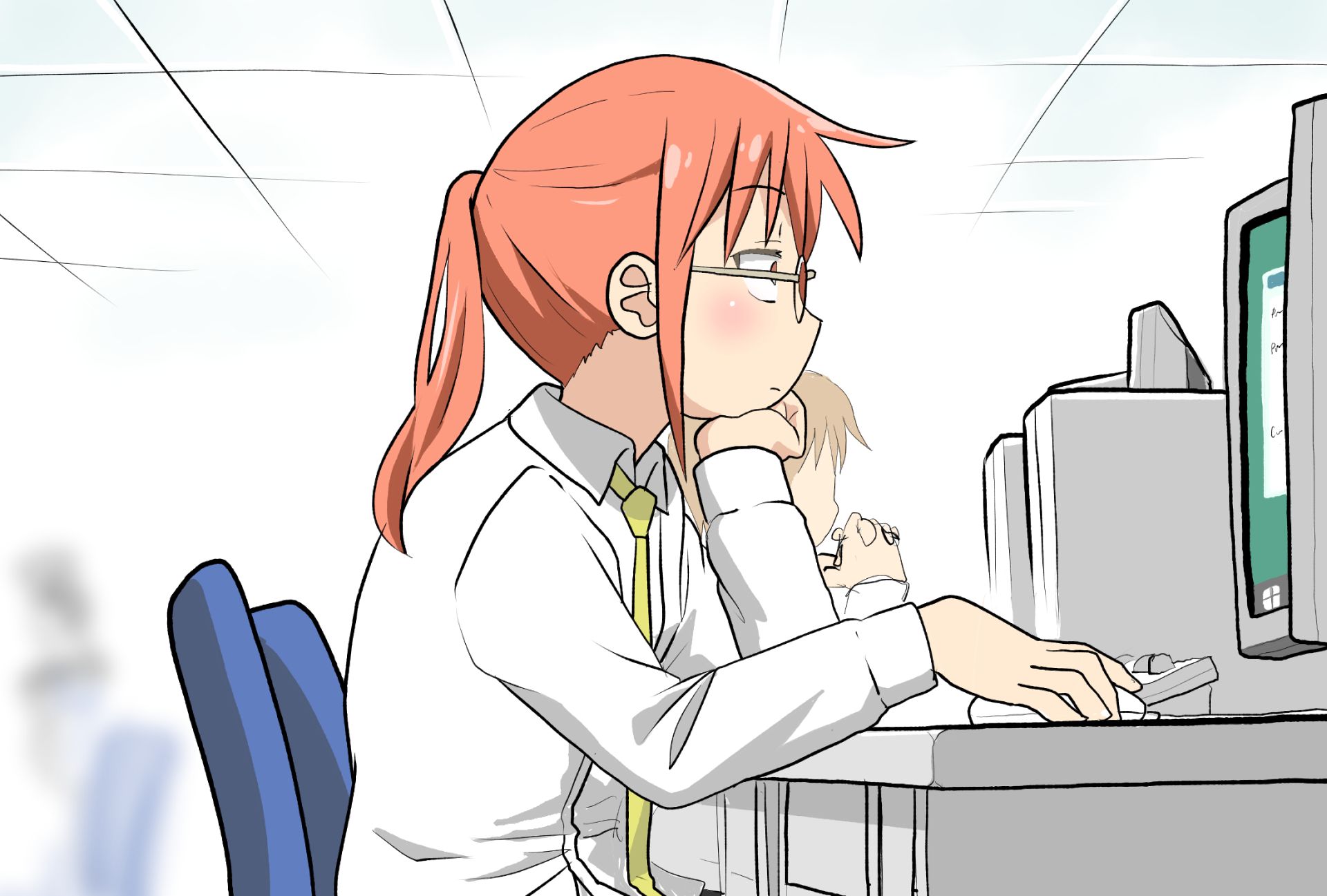 Free download wallpaper Anime, Miss Kobayashi's Dragon Maid, Kobayashi (Miss Kobayashi's Dragon Maid) on your PC desktop