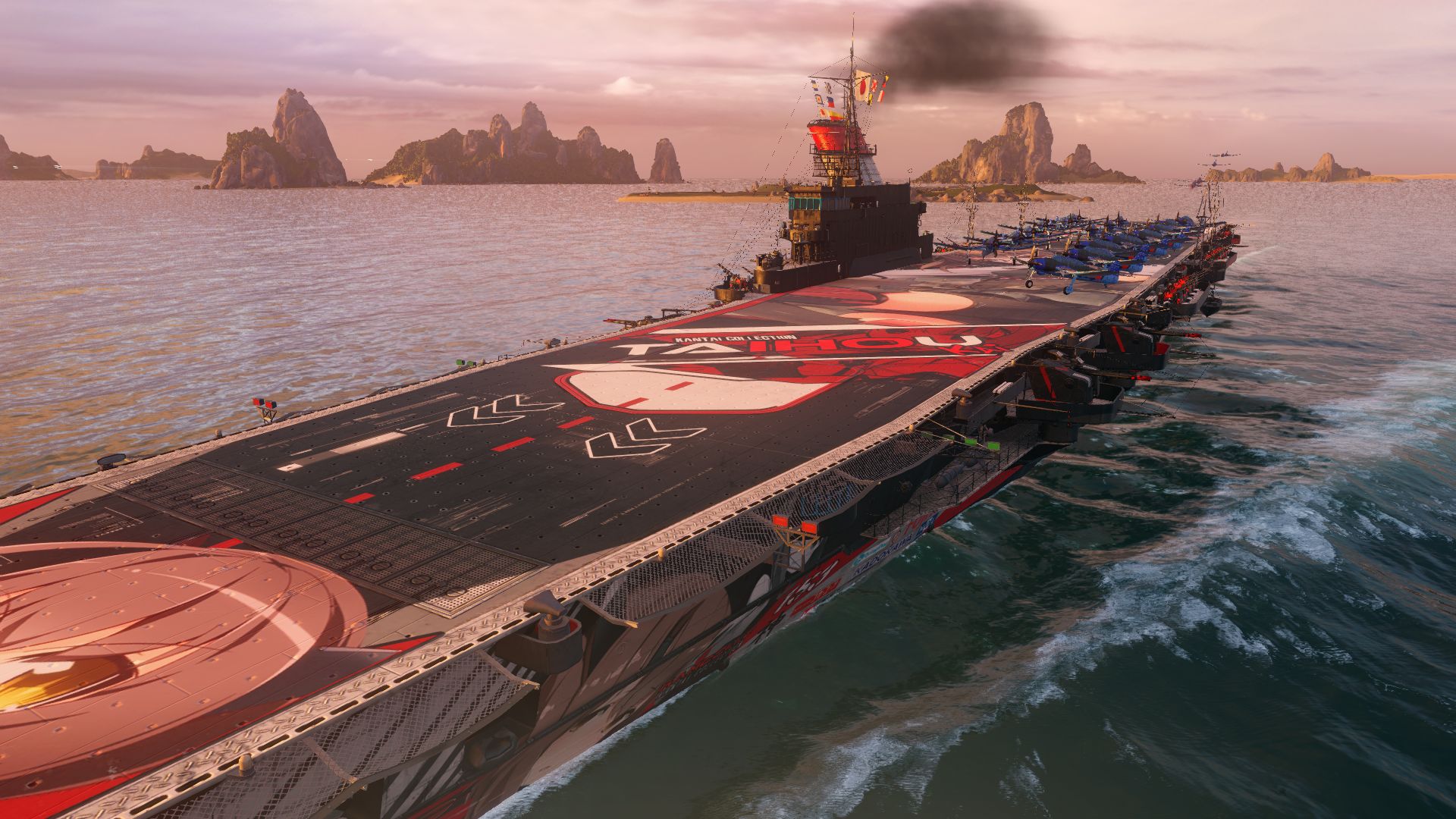 Free download wallpaper Video Game, World Of Warships, Japanese Aircraft Carrier Taiho, Warships on your PC desktop