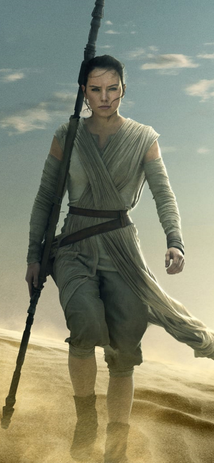 Download mobile wallpaper Star Wars, Movie, Star Wars Episode Vii: The Force Awakens, Daisy Ridley, Rey (Star Wars) for free.