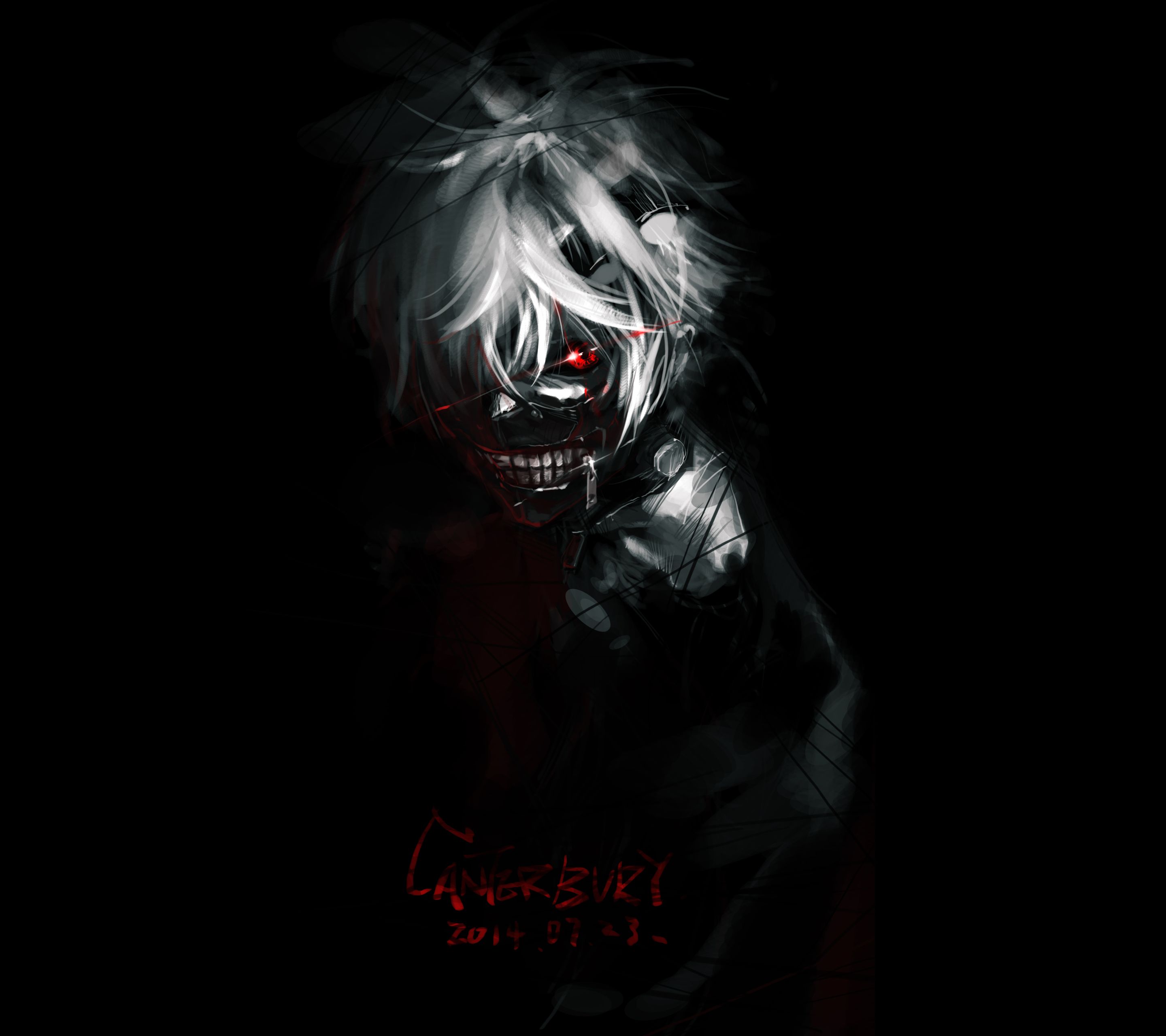 Handy-Wallpaper Animes, Ken Kanek, Tokyo Ghoul kostenlos herunterladen.