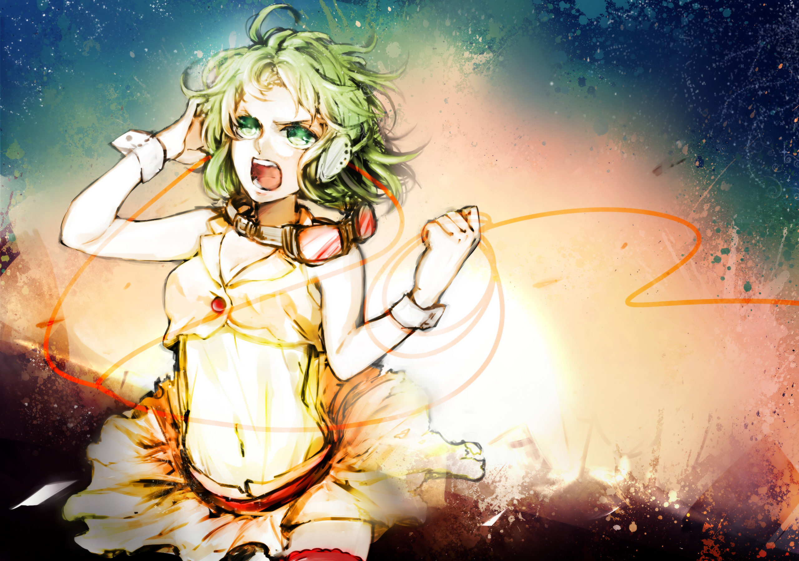 Download mobile wallpaper Anime, Vocaloid, Gumi (Vocaloid) for free.