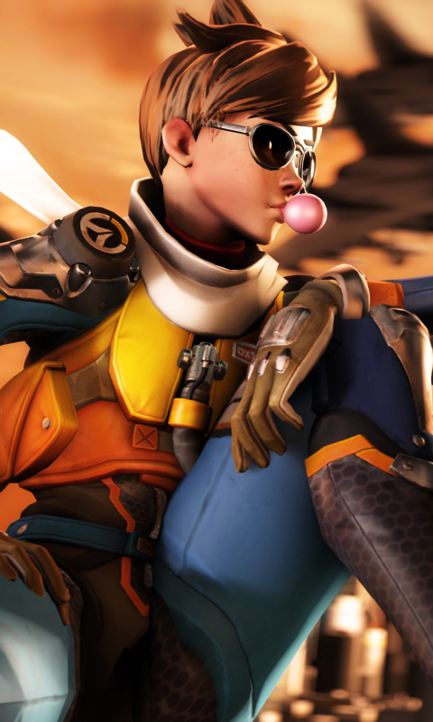 Download mobile wallpaper Overwatch, Video Game, Tracer (Overwatch) for free.