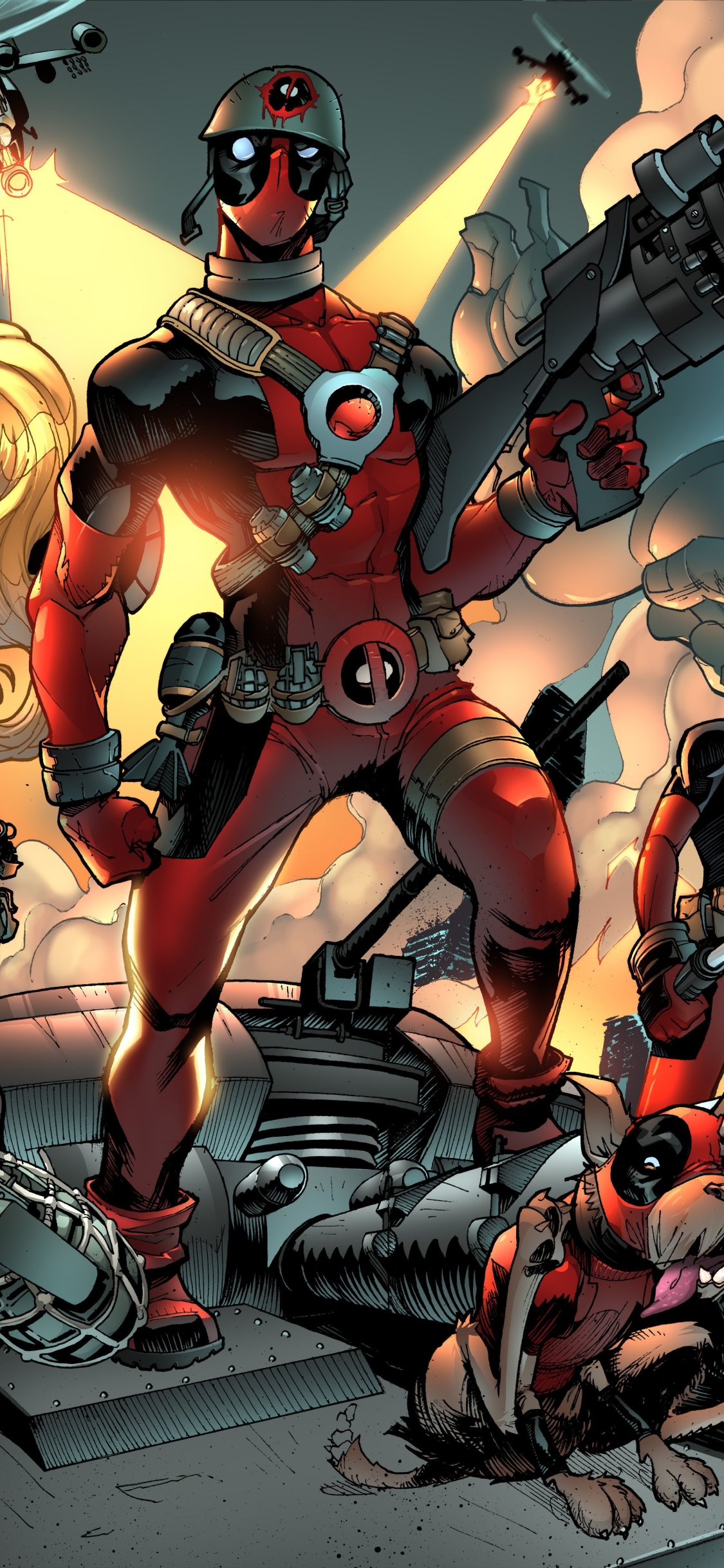 Handy-Wallpaper Deadpool, Comics kostenlos herunterladen.