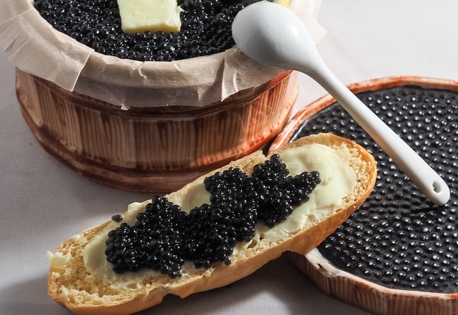 Free download wallpaper Food, Caviar, Bread on your PC desktop
