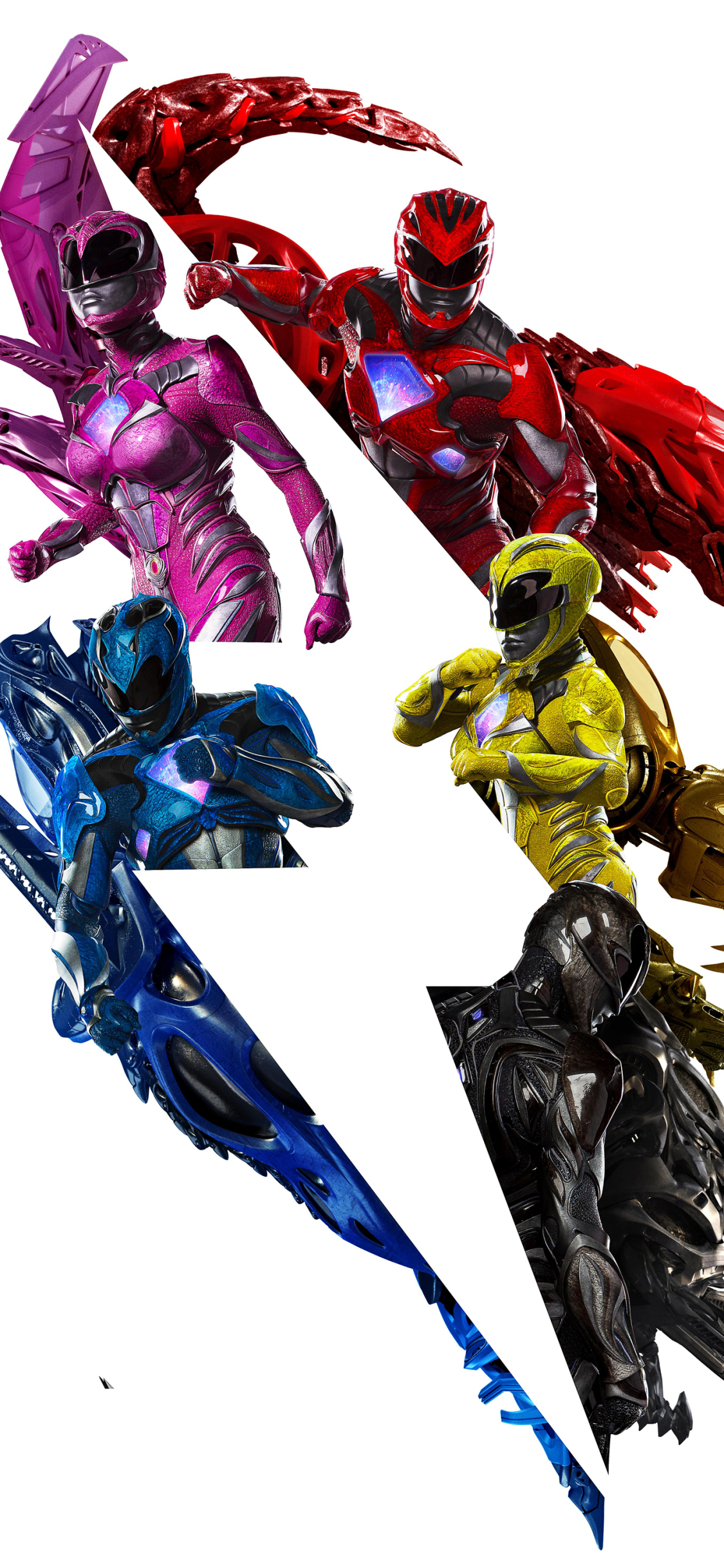 Download mobile wallpaper Movie, Power Rangers, Power Rangers (2017), Black Ranger, Blue Ranger, Pink Ranger, Red Ranger, Yellow Ranger, Zord (Power Rangers) for free.