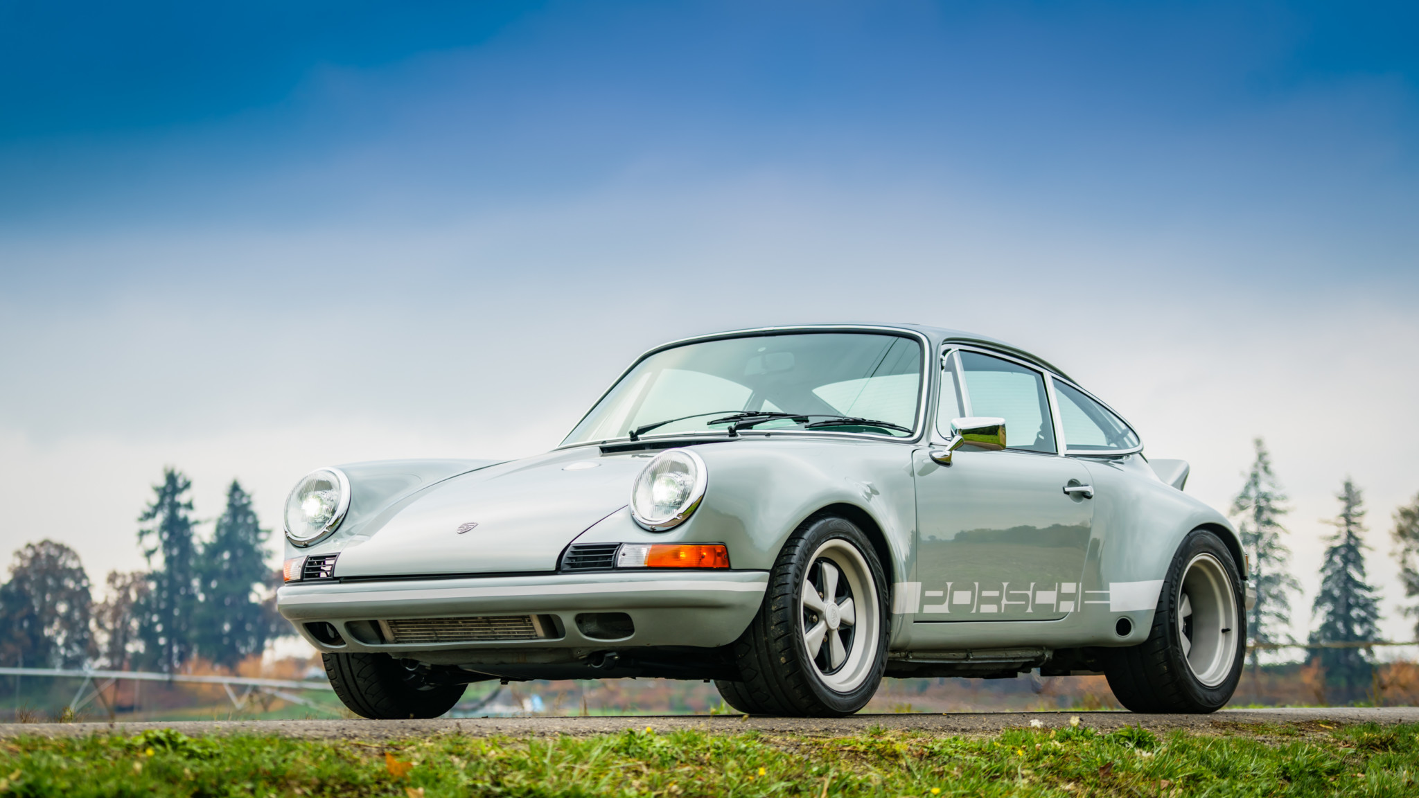 Download mobile wallpaper Porsche, Car, Old Car, Vehicles, Porsche 911 Carrera, Silver Car, Coupé for free.