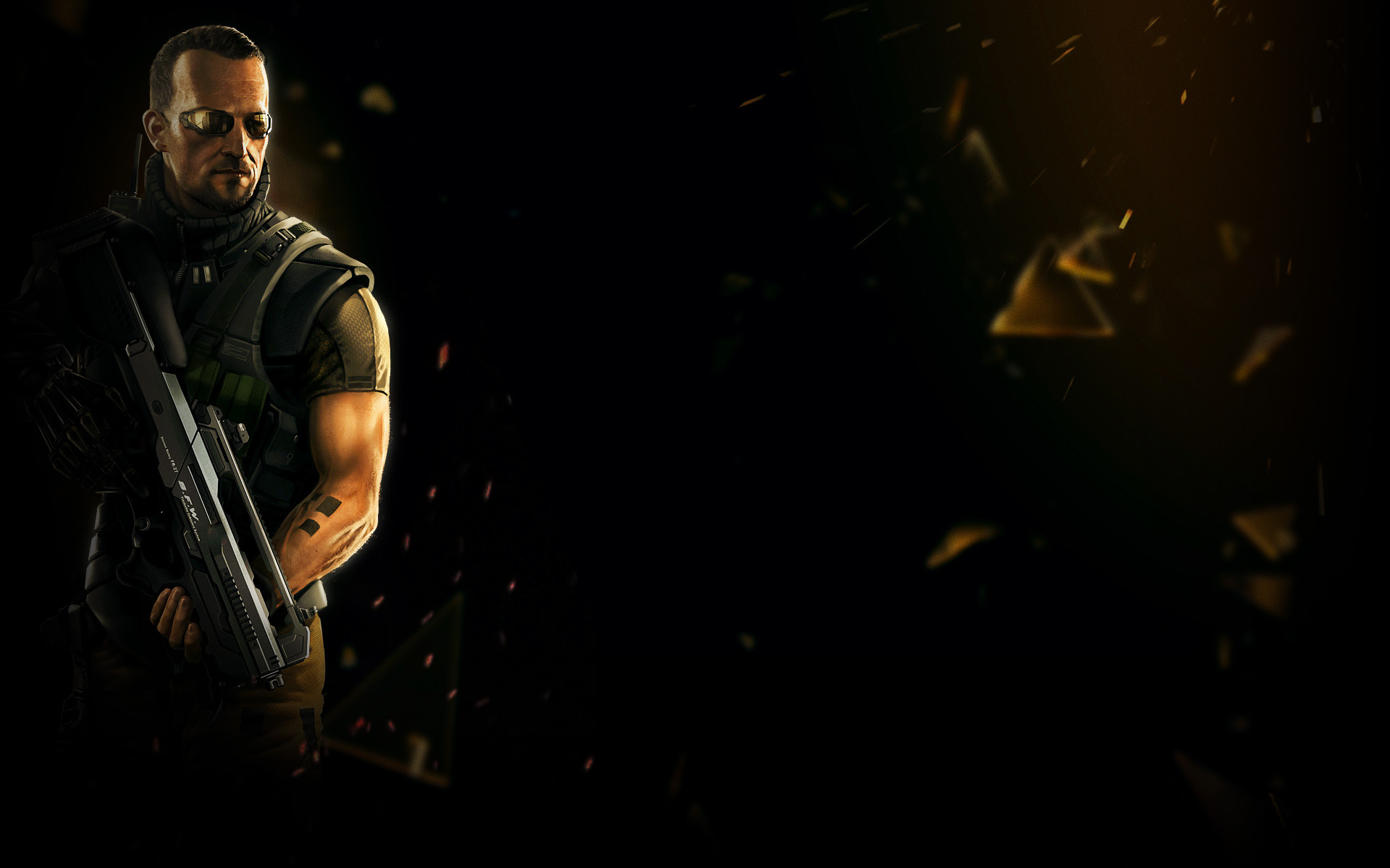 Laden Sie Deus Ex: The Fall HD-Desktop-Hintergründe herunter