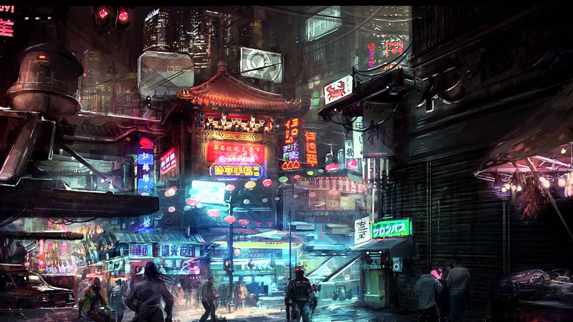 720468 descargar fondo de pantalla ciencia ficción, ciudad, paisaje urbano ciberpunk: protectores de pantalla e imágenes gratis