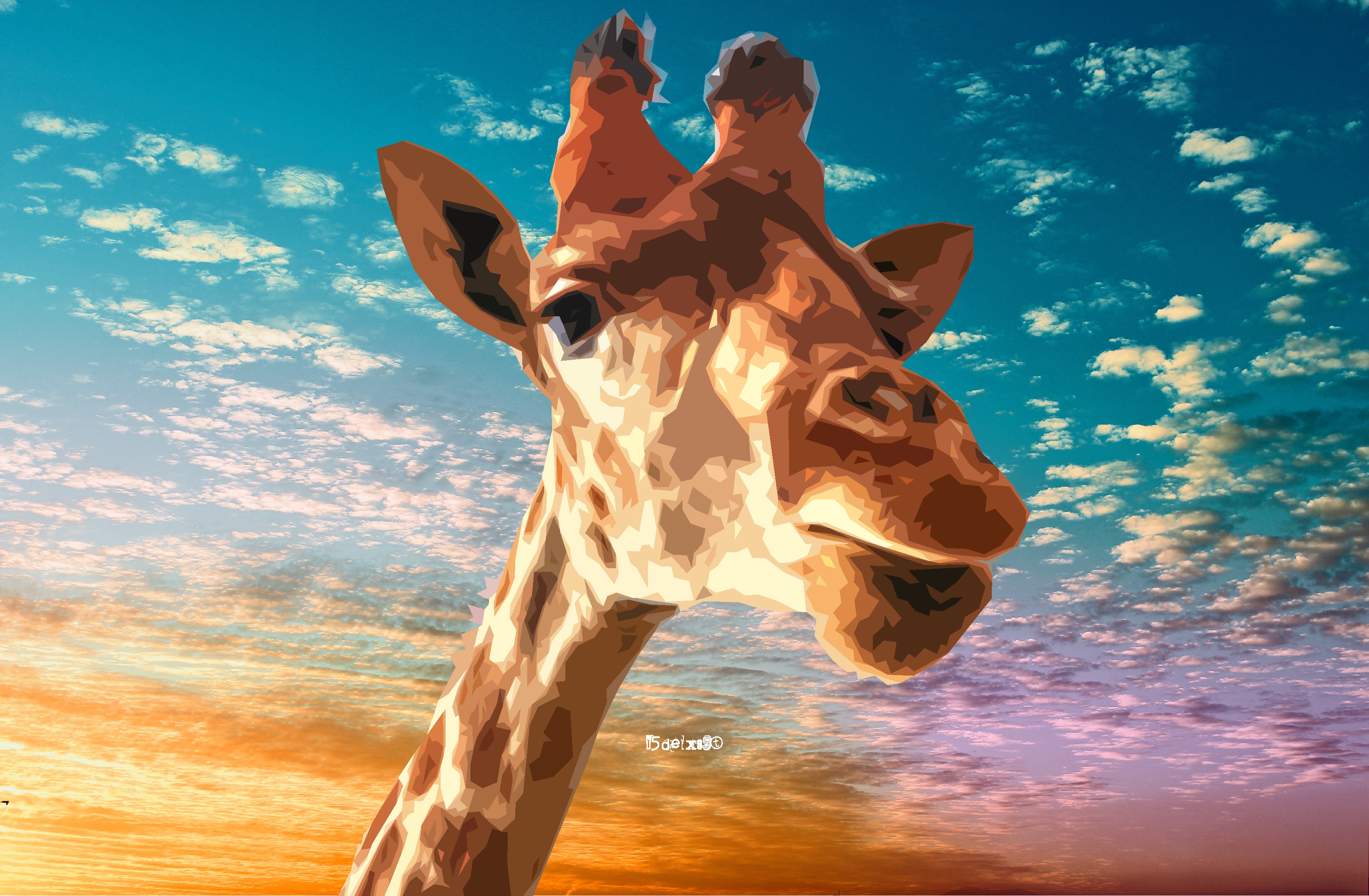 Téléchargez gratuitement l'image Animaux, Nuage, Girafe, Ciel sur le bureau de votre PC