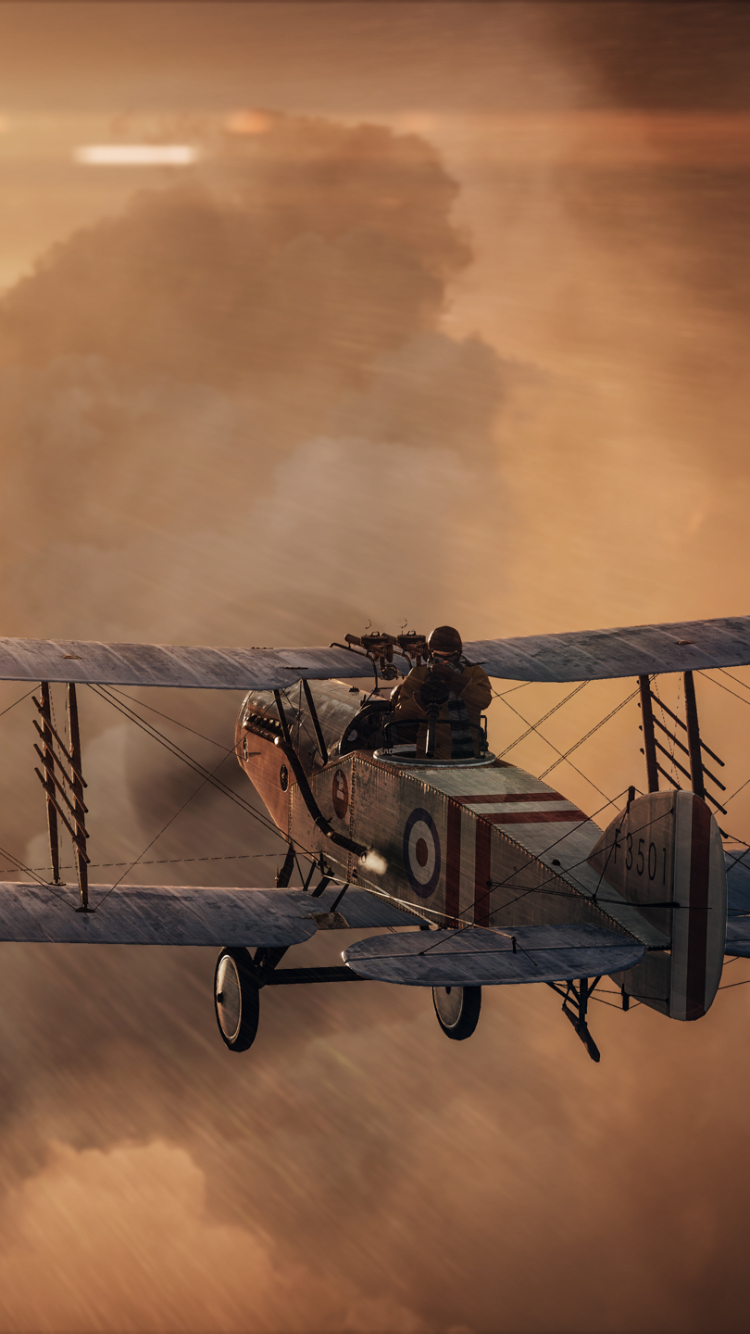 Download mobile wallpaper Battlefield, Cloud, Aircraft, Video Game, Battlefield 1 for free.